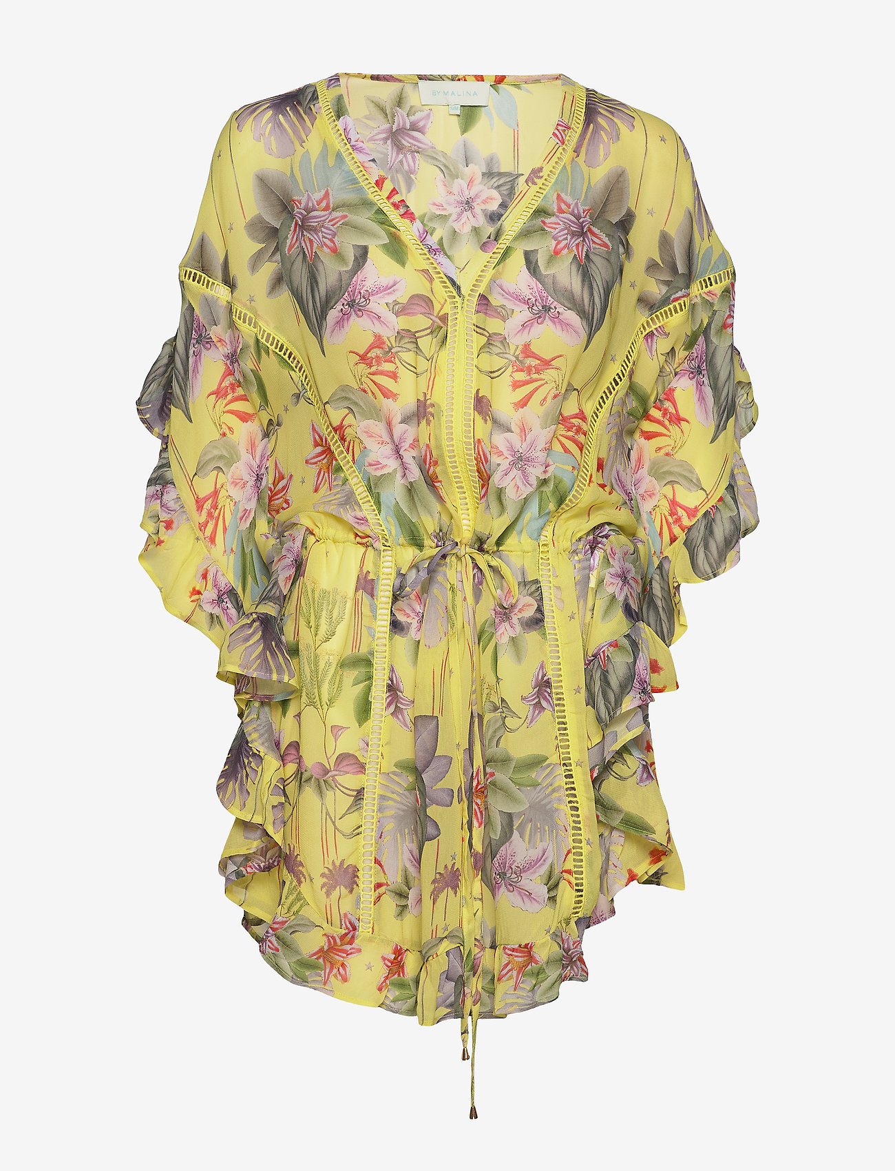 By Malina - Melia kaftan - electric jungle pineapple - 0