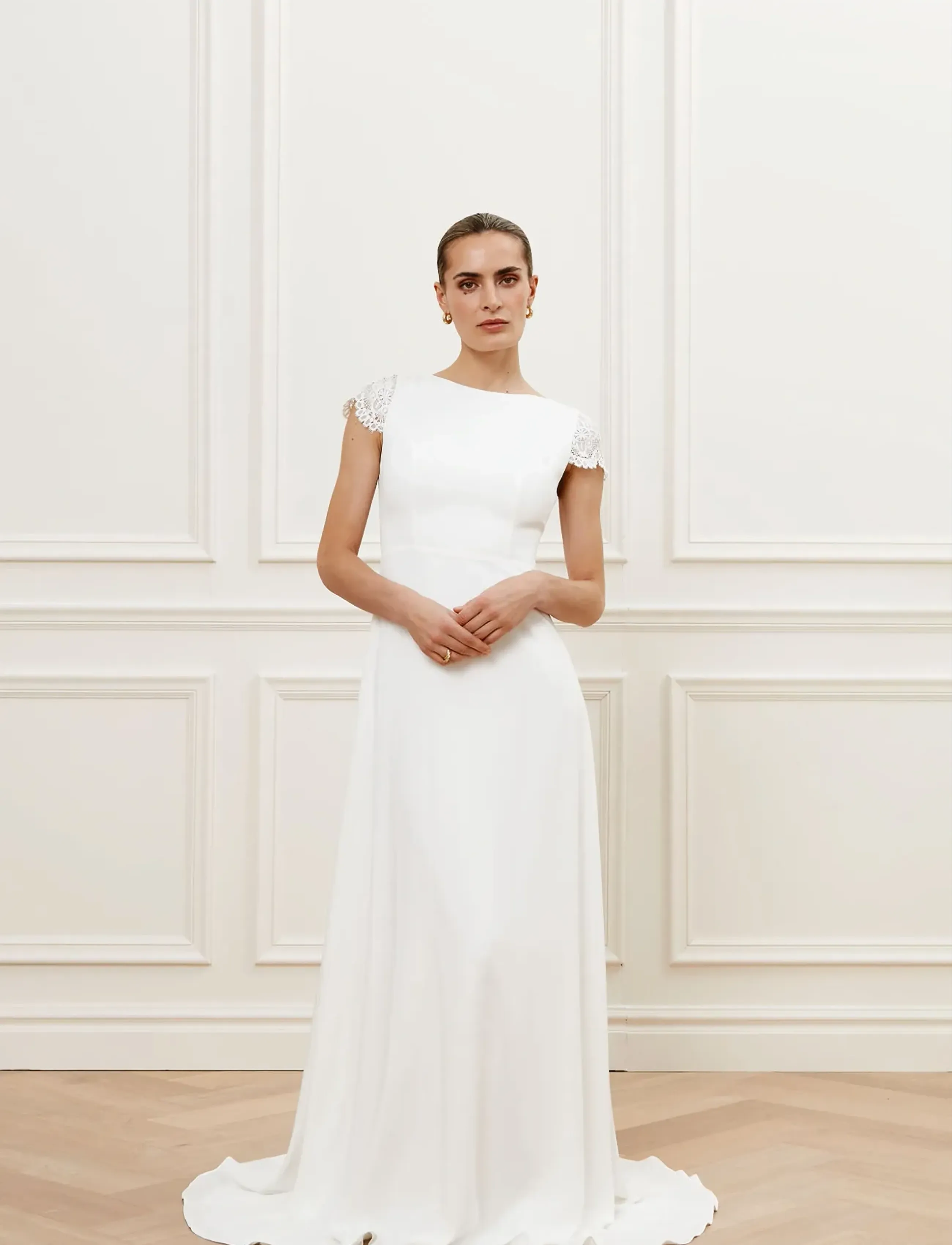 Malina Blanca gown - Kleidung - IVORY / white