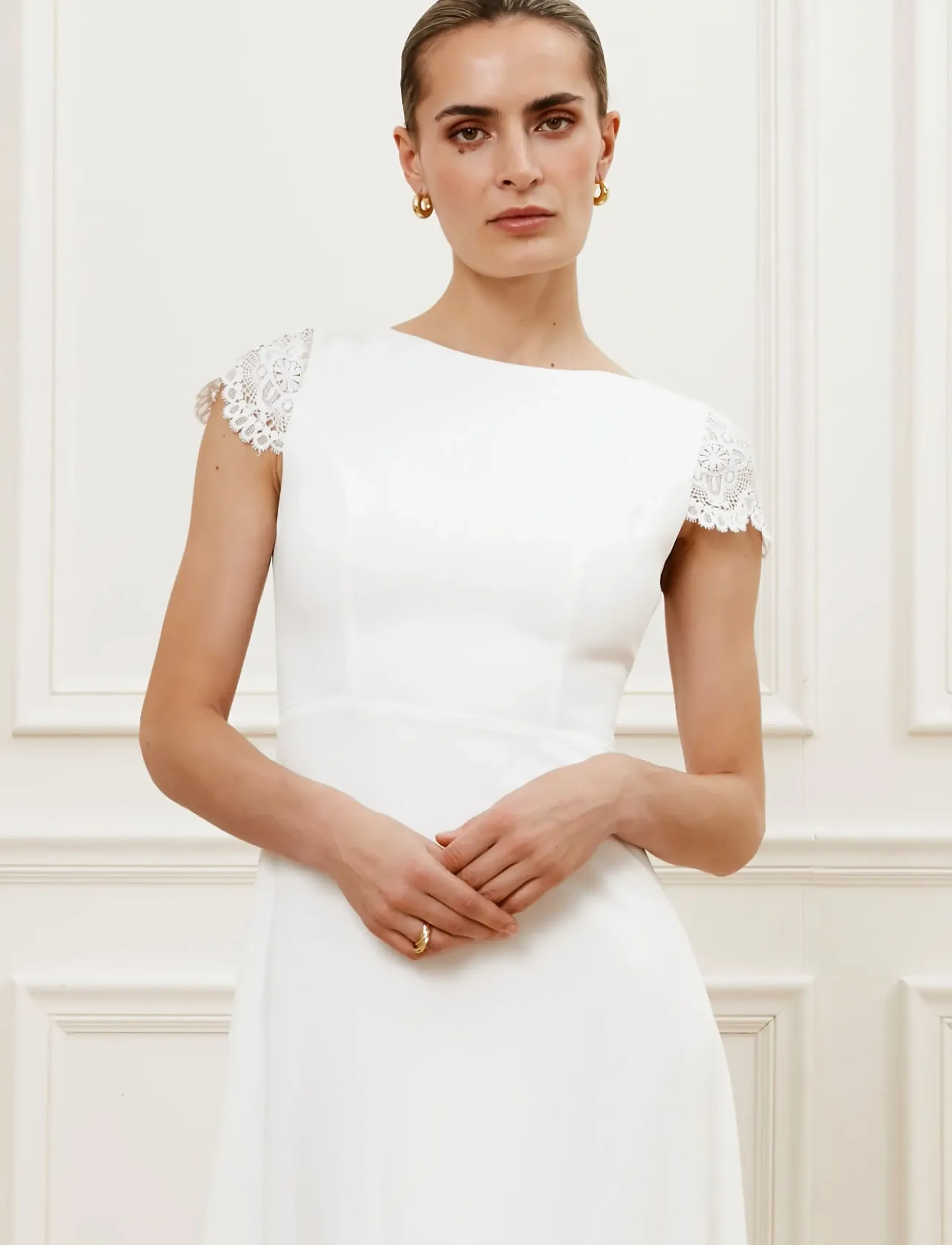Malina - Blanca gown - bröllopsklänningar - ivory - 4