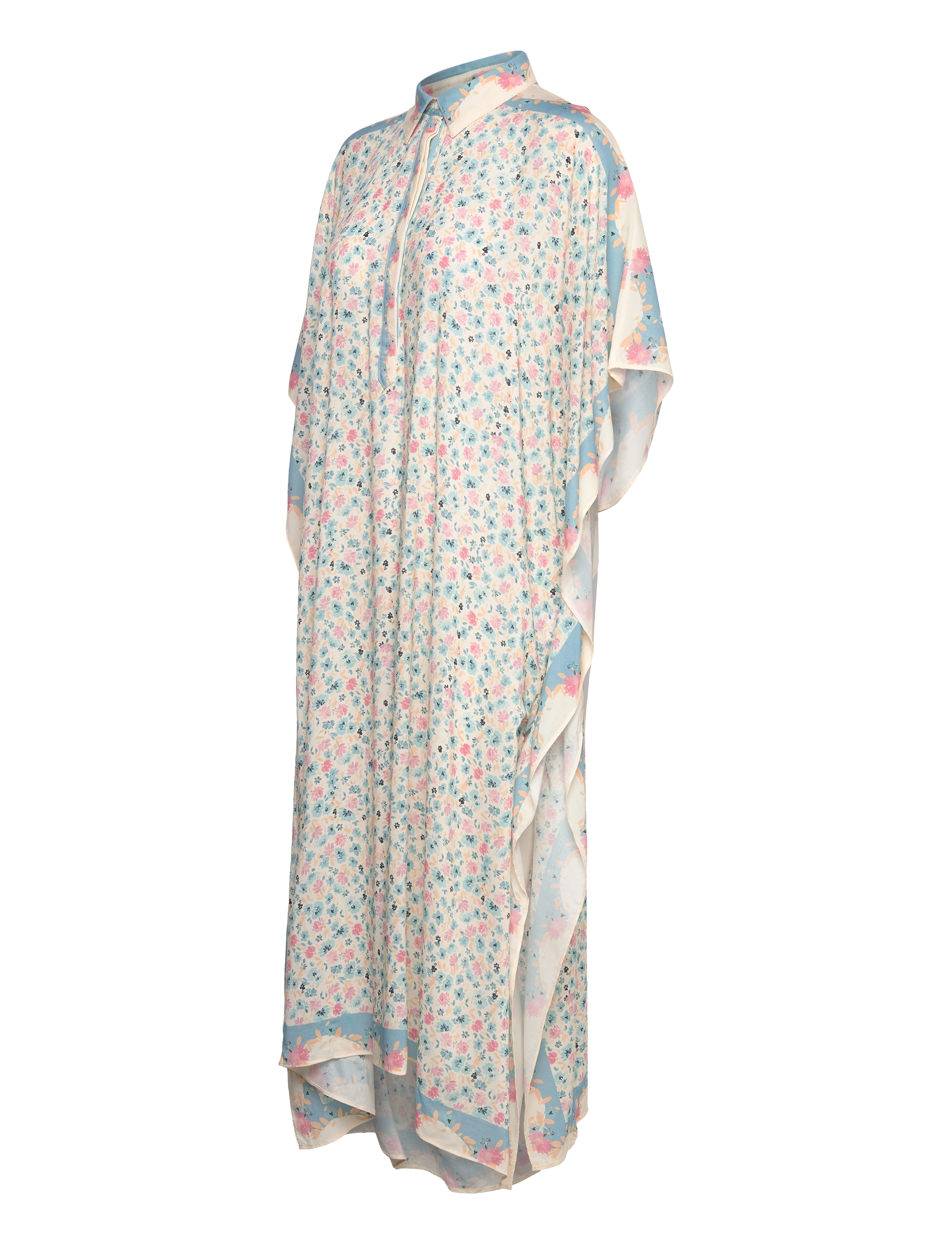 Malina - Mollie printed rayon kaftan - disty - 3