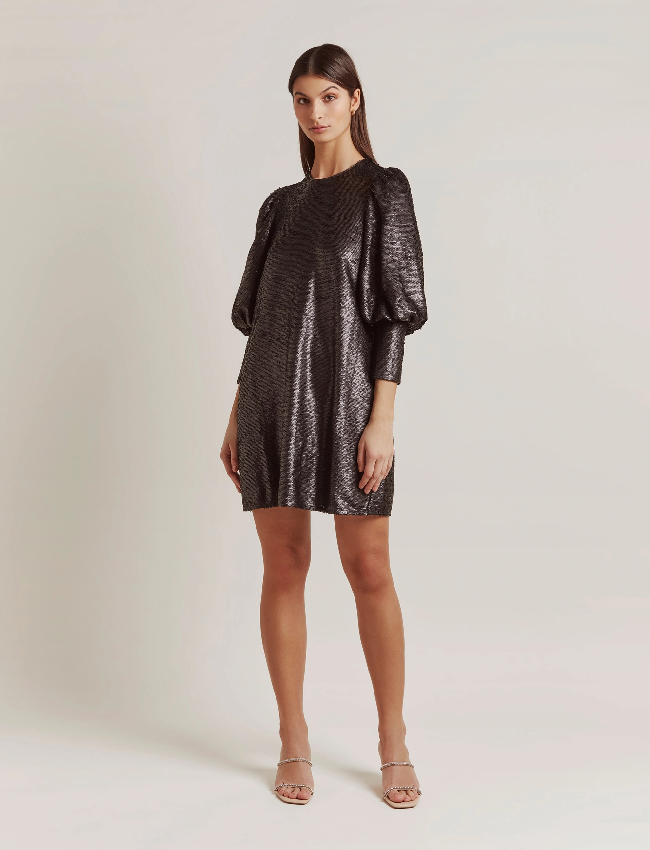 Malina - Rubina dress - litterkleidid - matte black - 4