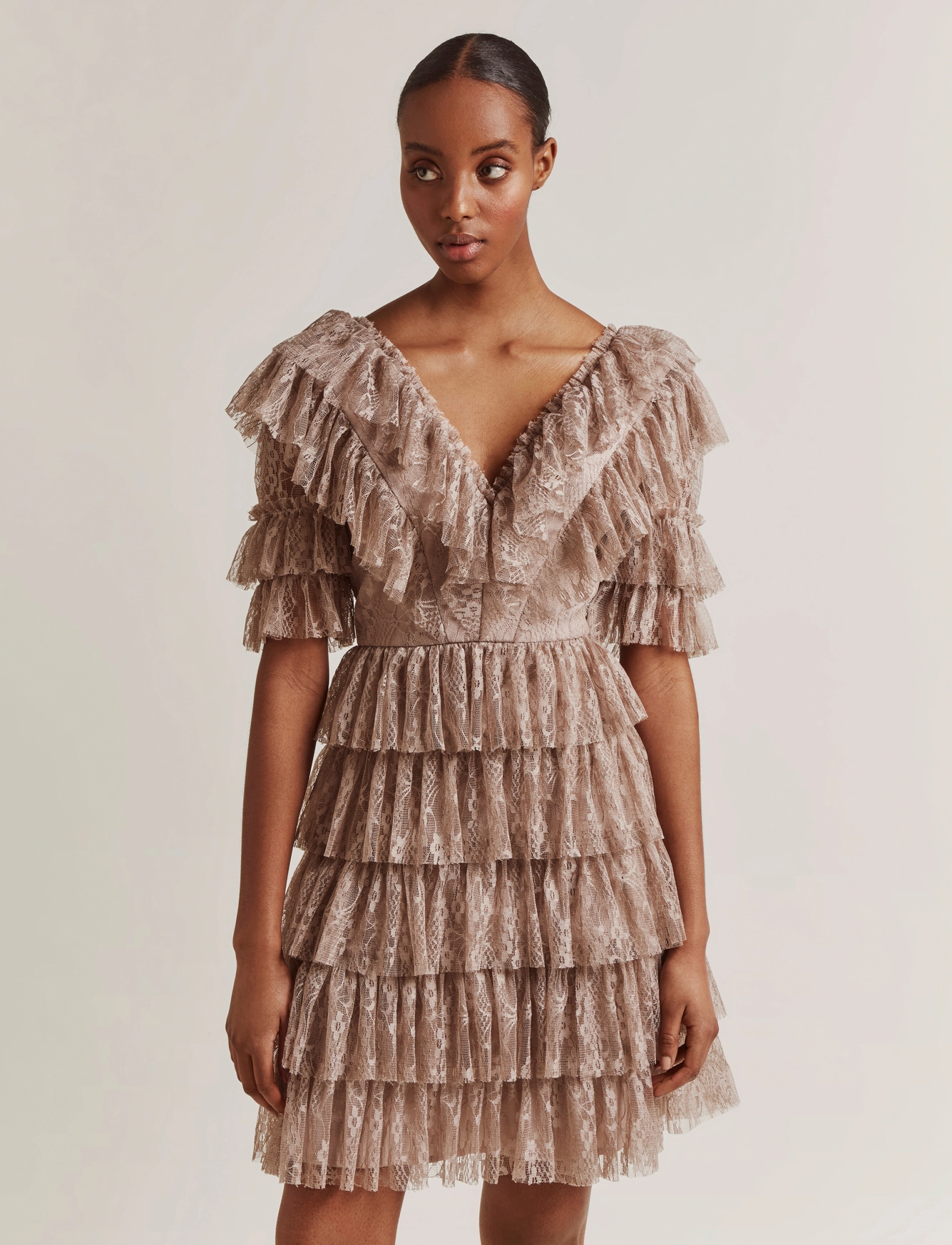 Malina - Sky dress - bone - 4