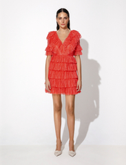 Malina - Sky dress - party wear at outlet prices - coral - 2