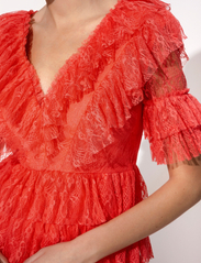 Malina - Sky dress - party wear at outlet prices - coral - 4