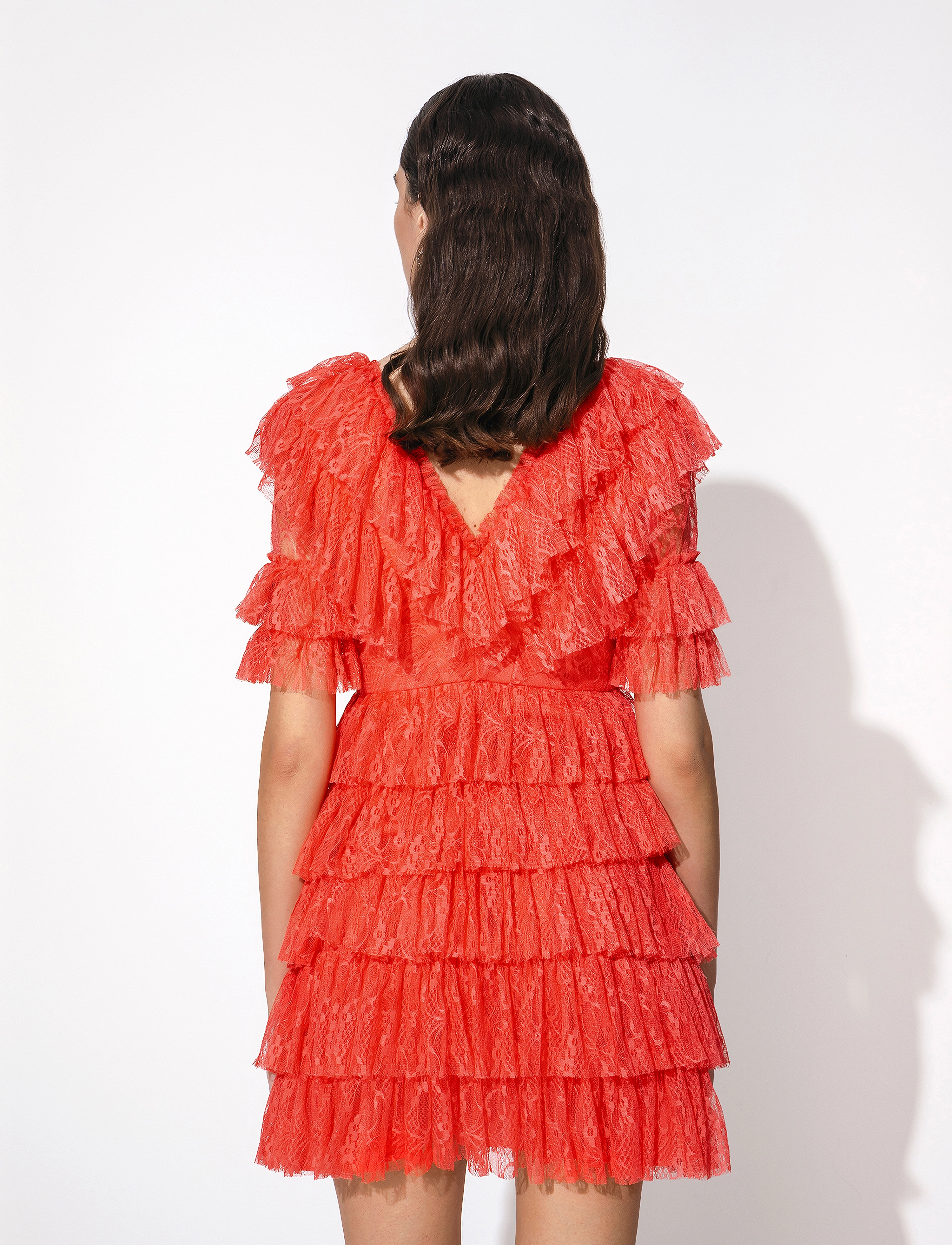 Malina - Sky dress - coral - 5
