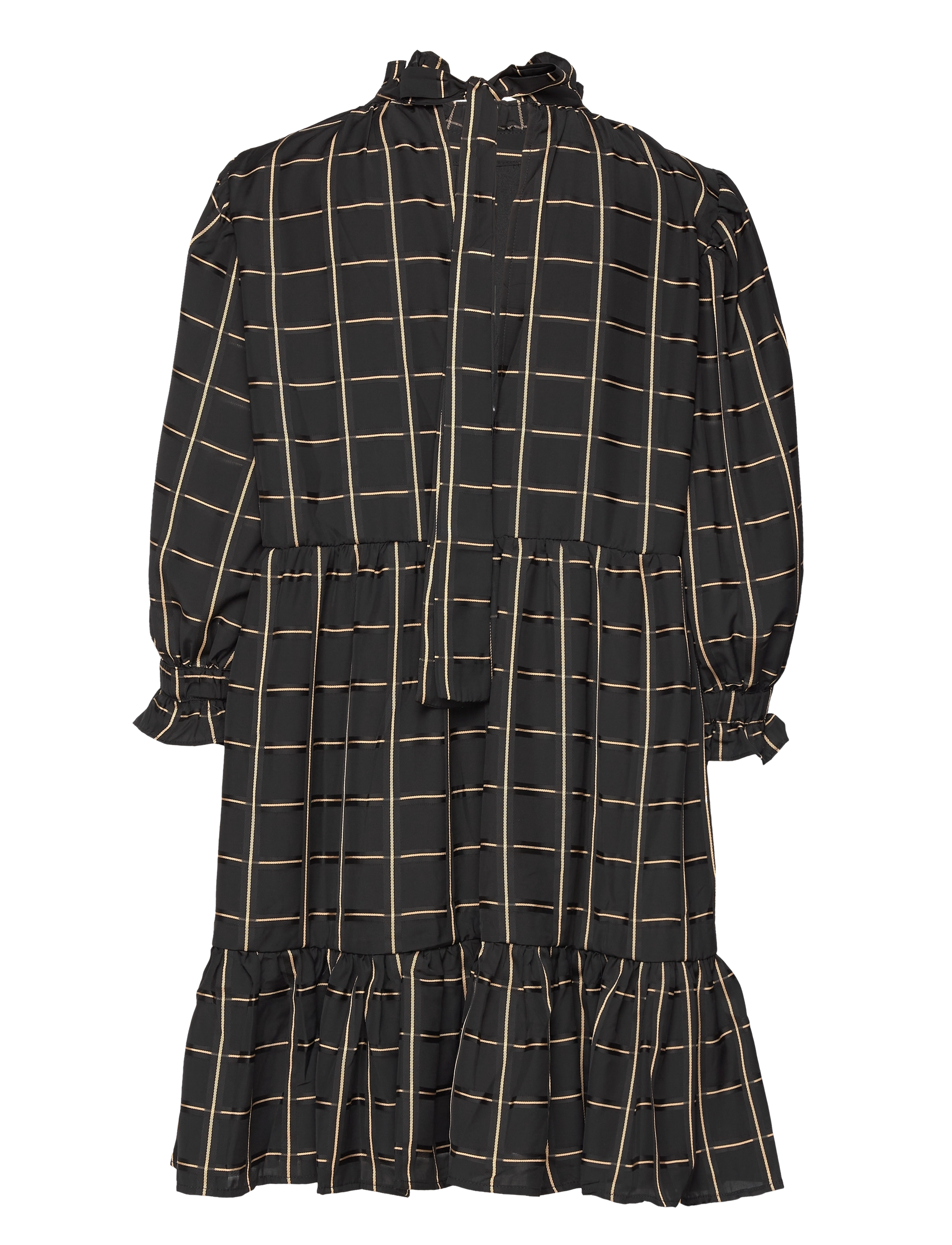 Malina - Arya dress - black check - 1