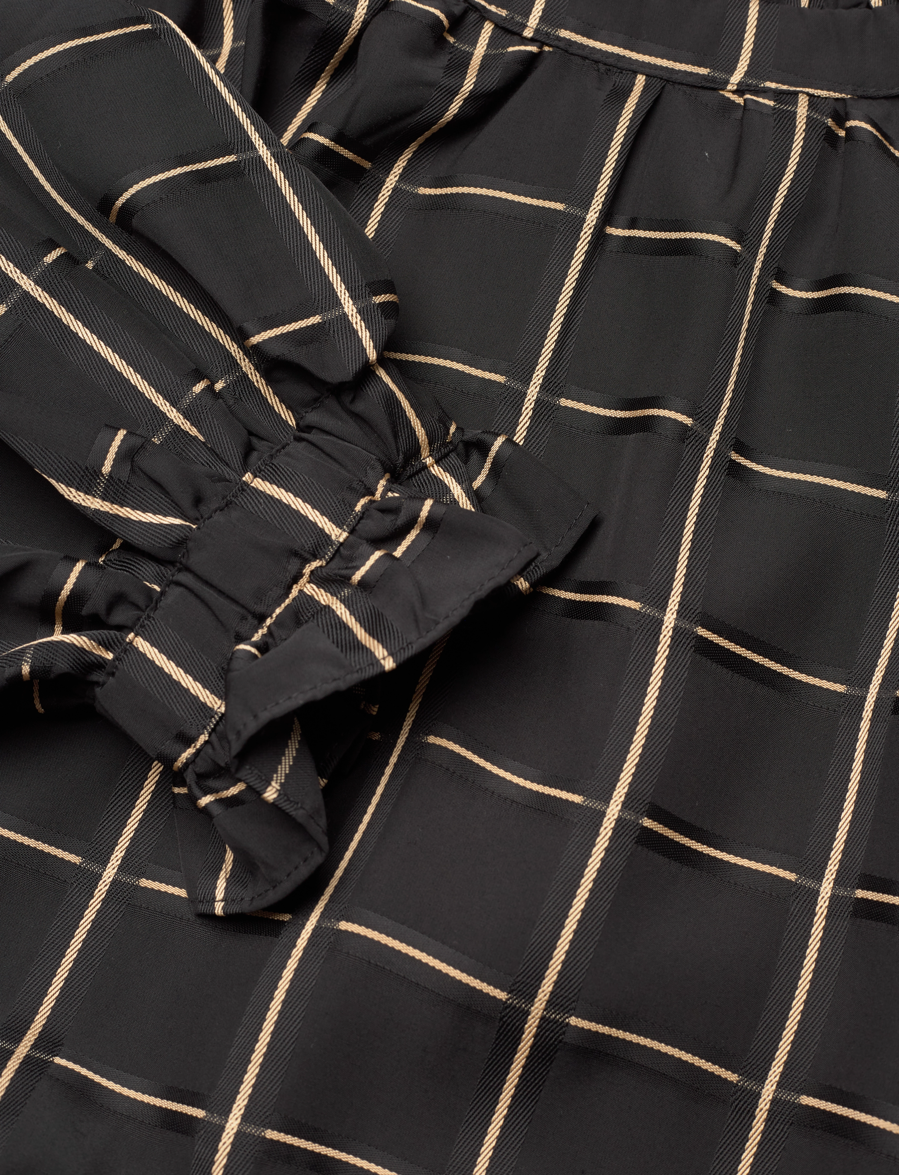 Malina - Arya dress - black check - 5