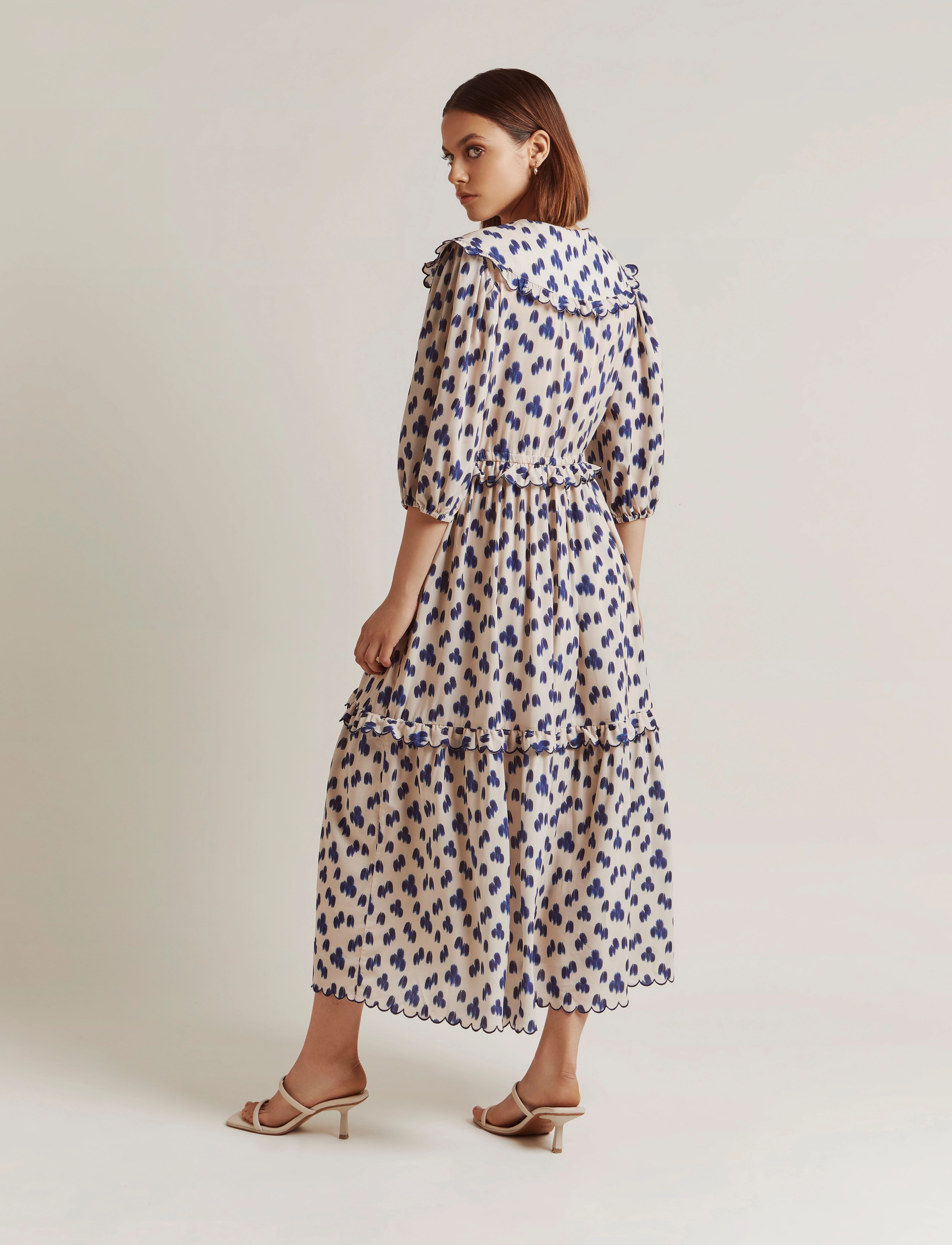 Malina - Joelle dress - blue drops - 3