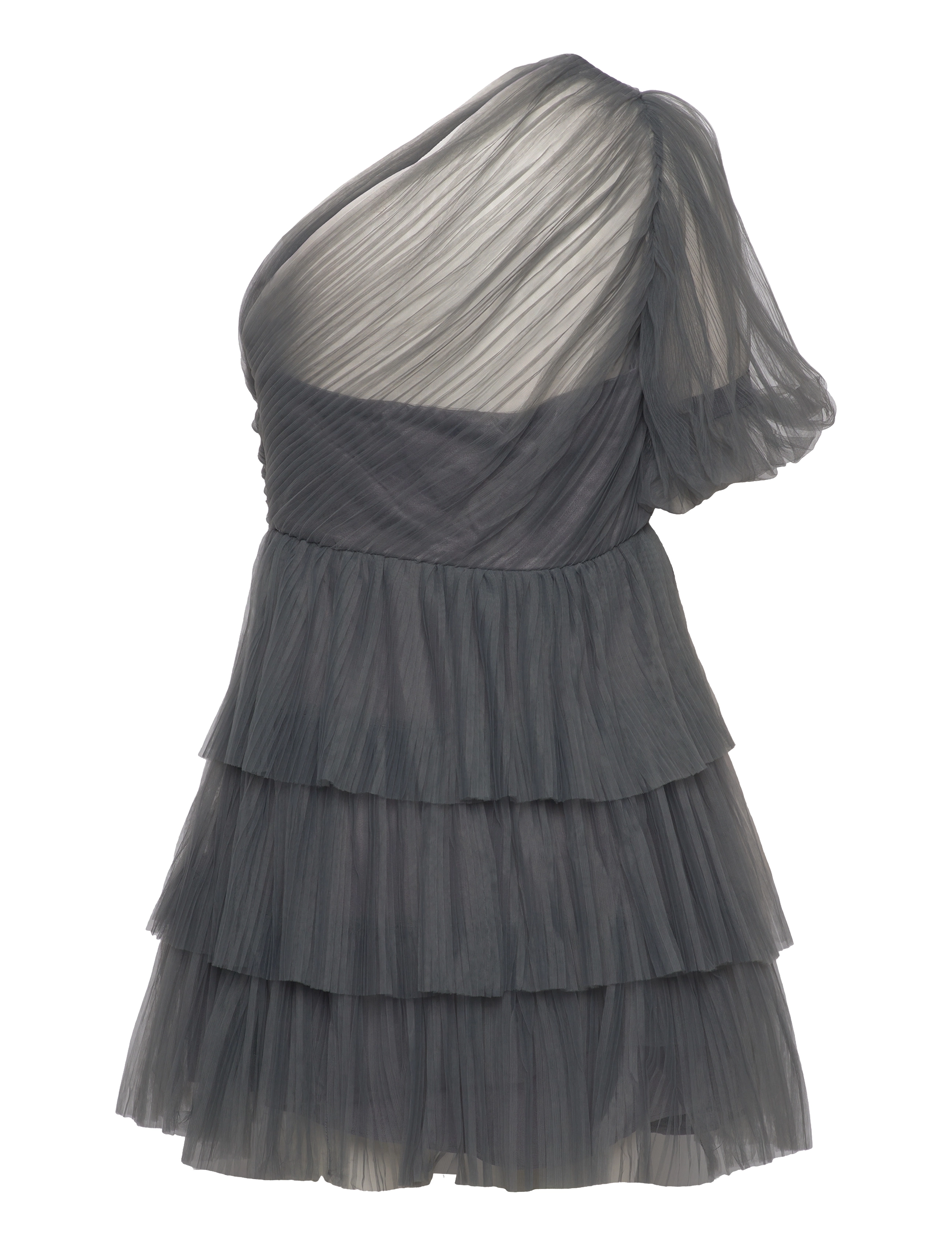 Malina - Constance mini dress - festtøj til outletpriser - smoke - 2