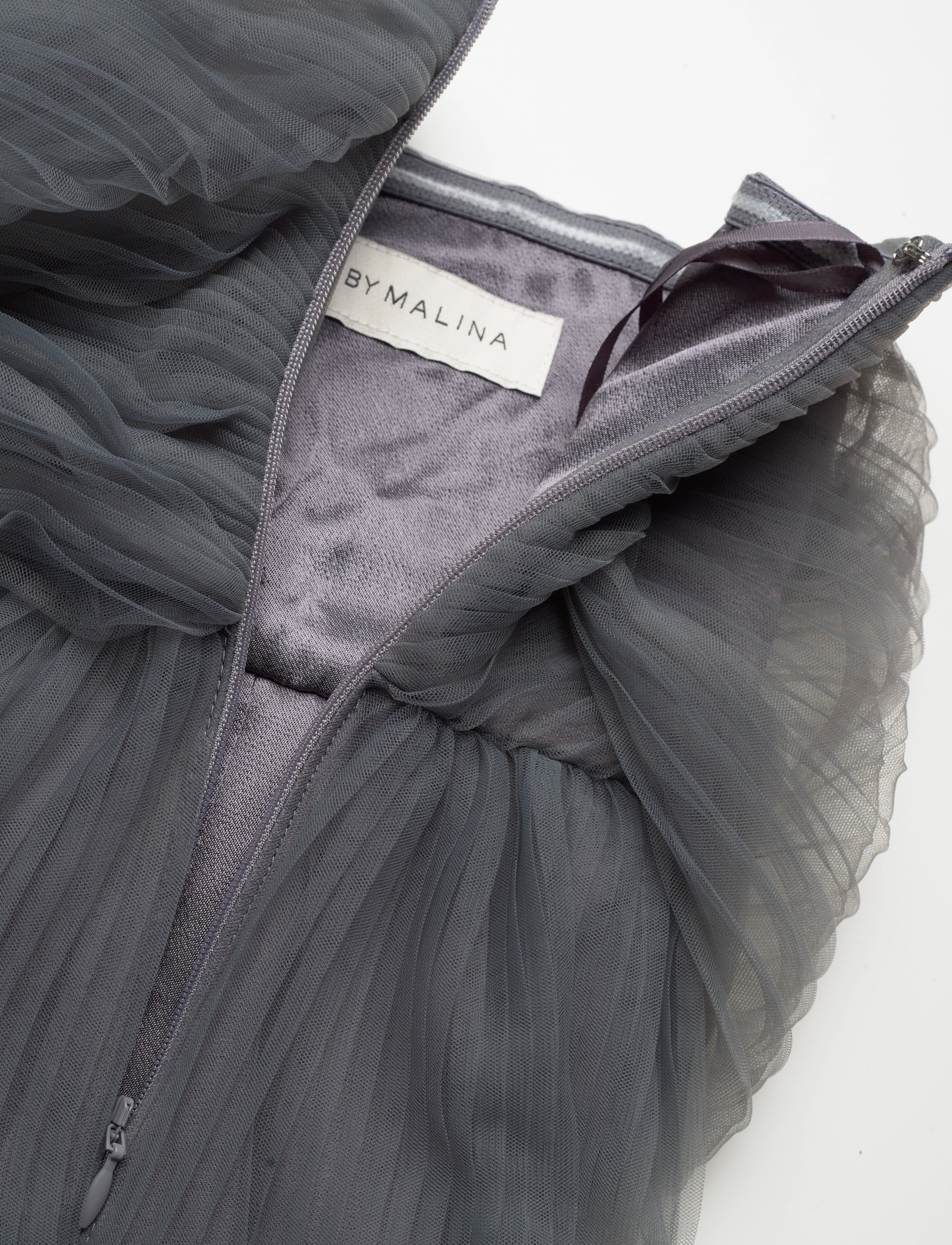 Malina - Constance mini dress - festtøj til outletpriser - smoke - 4