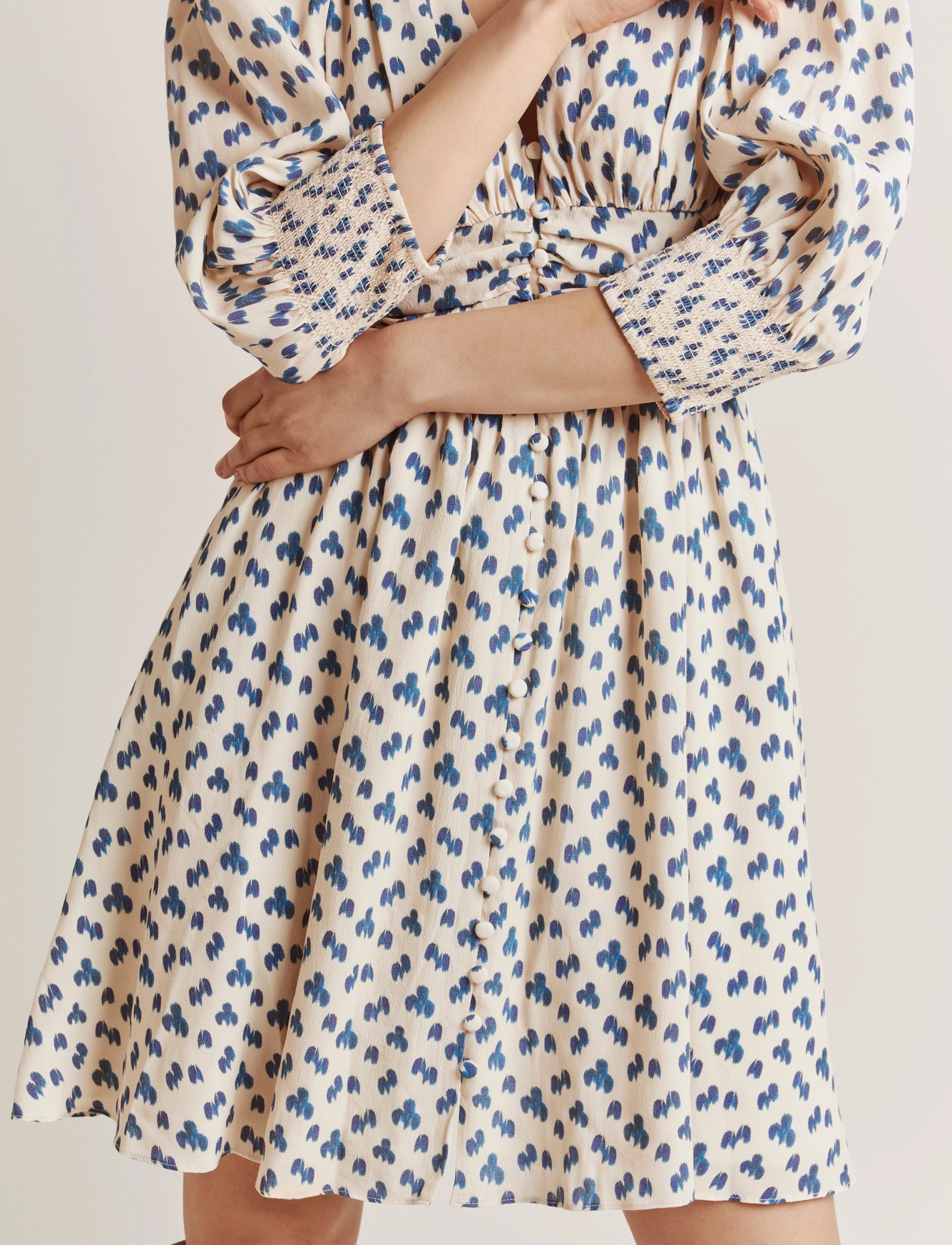 By Malina - Amaia dress - blue drops - 5
