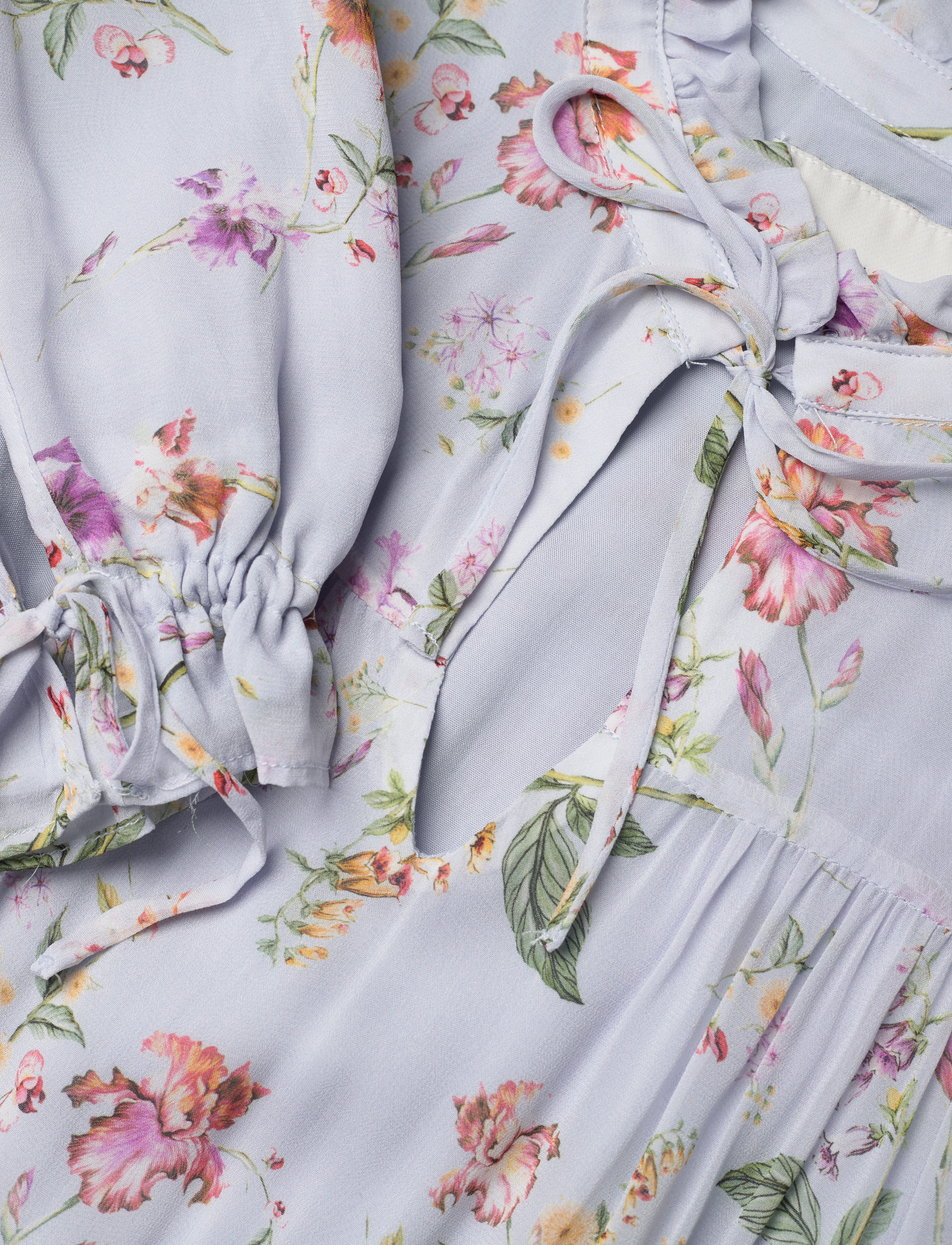 By Malina - Florencia dress - soft floral sky blue - 5