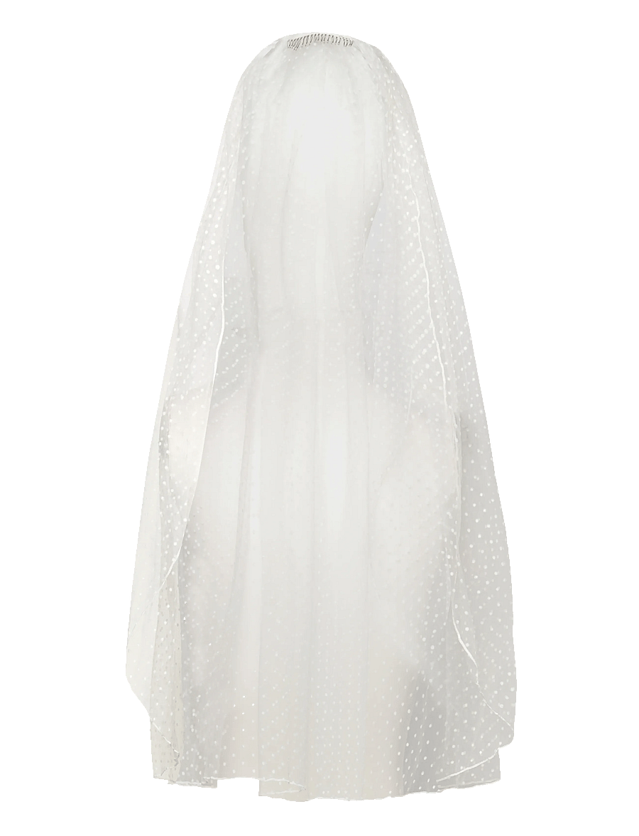 Malina - Dotted veil short - pulmakleidid - ivory - 0