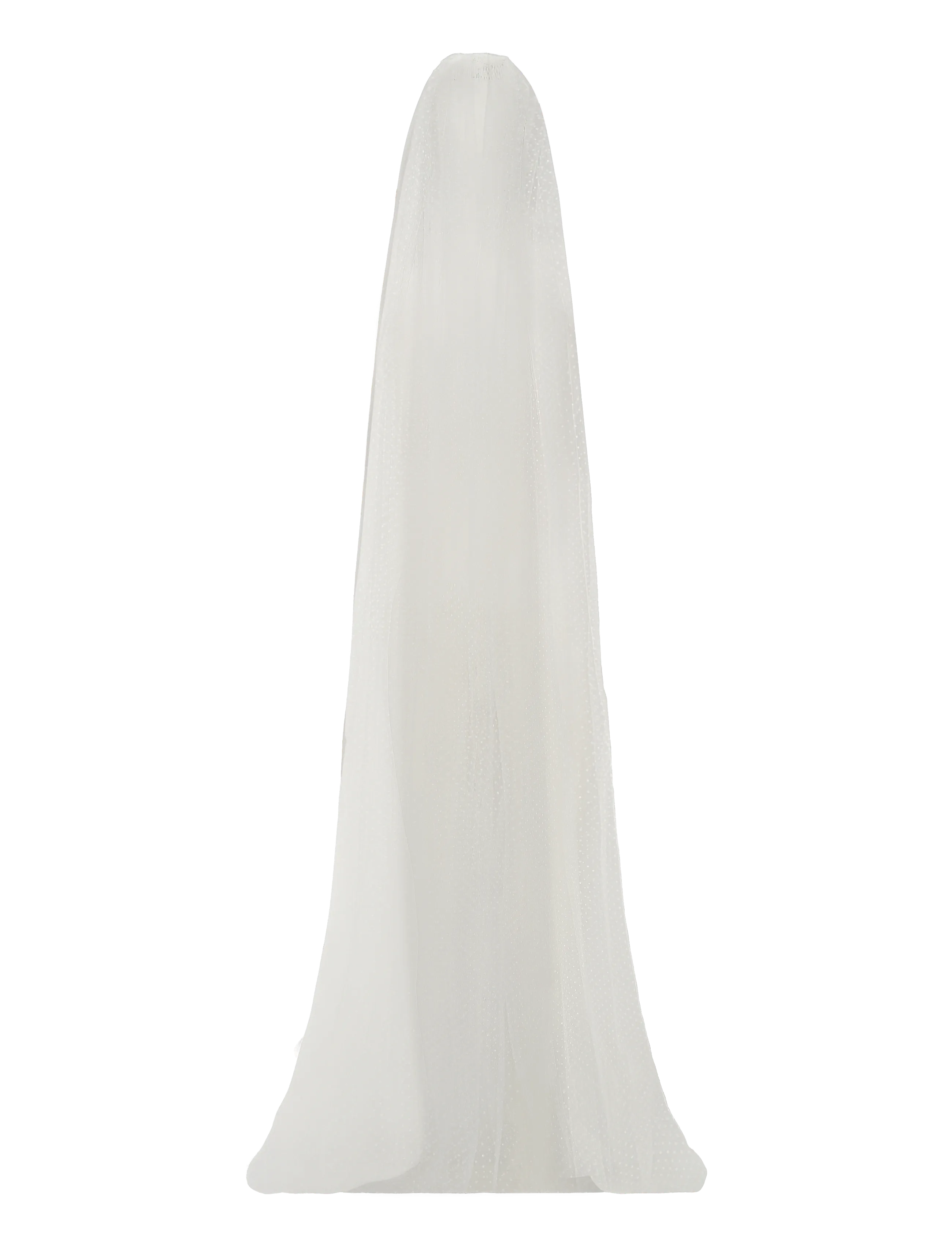 Malina Dotted Veil Long, One Size, Cream, Kjoler > Brudekjoler, Dame