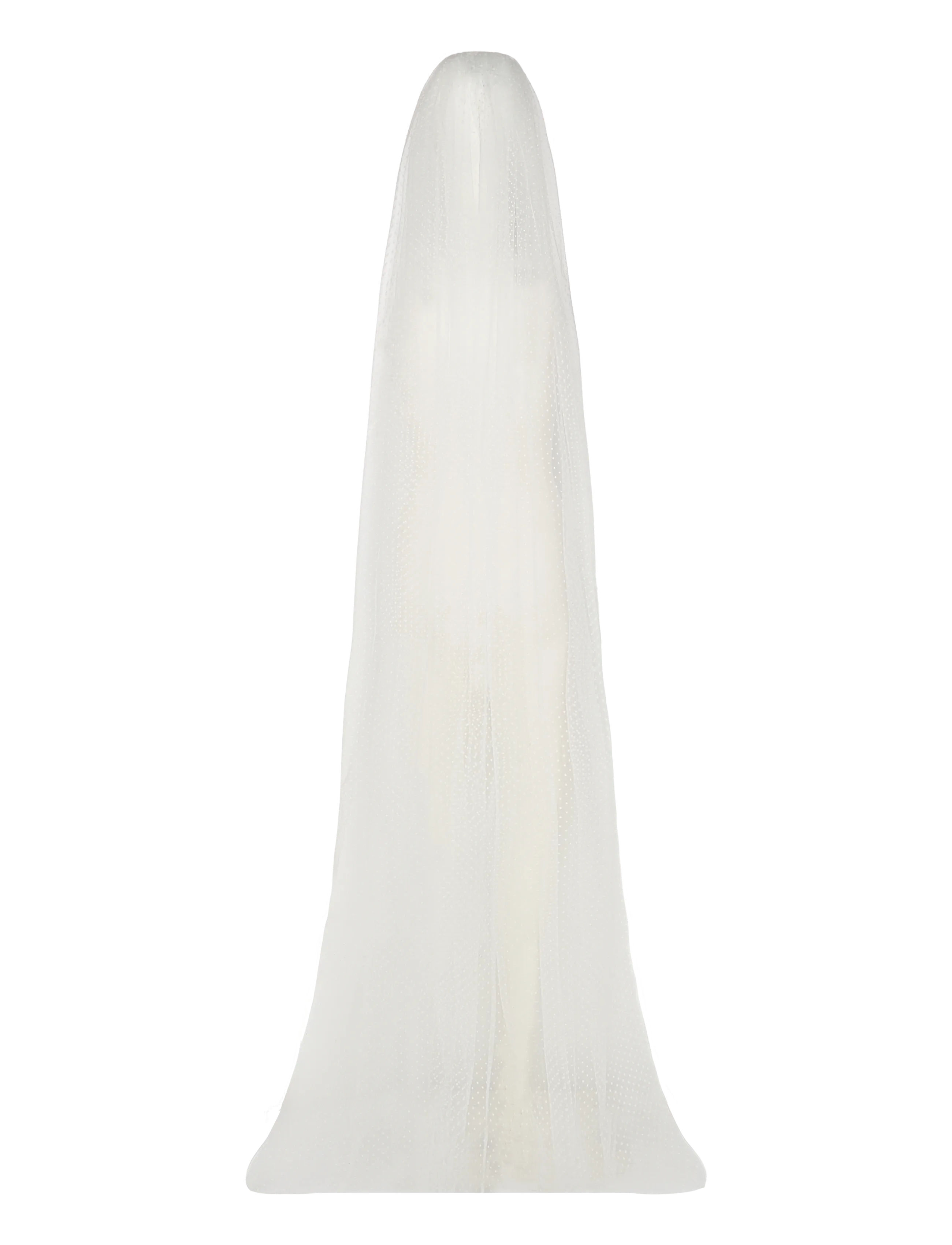 Malina - Dotted veil long - wedding dresses - ivory - 1
