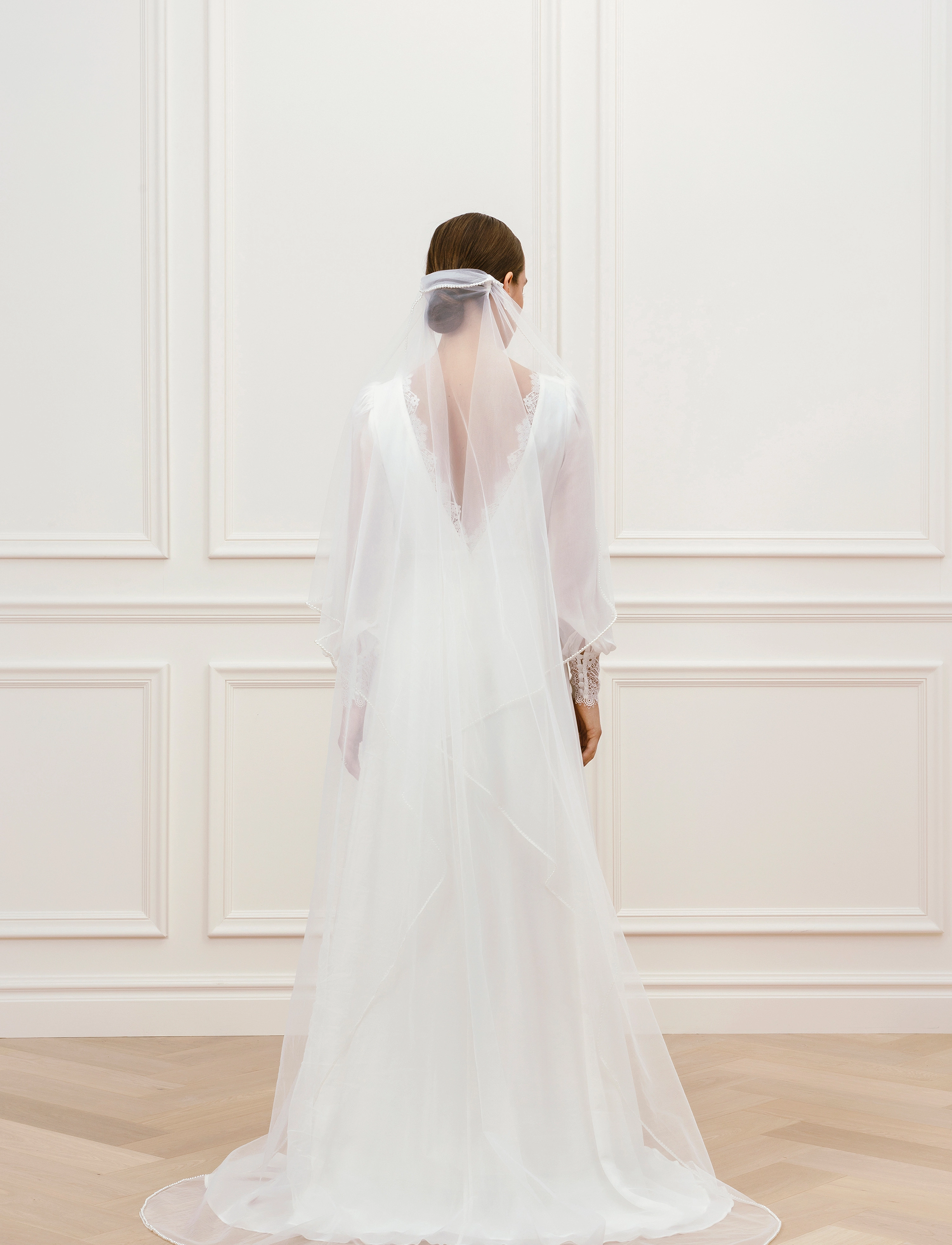 Malina - Bohemian veil - pulmakleidid - white - 3