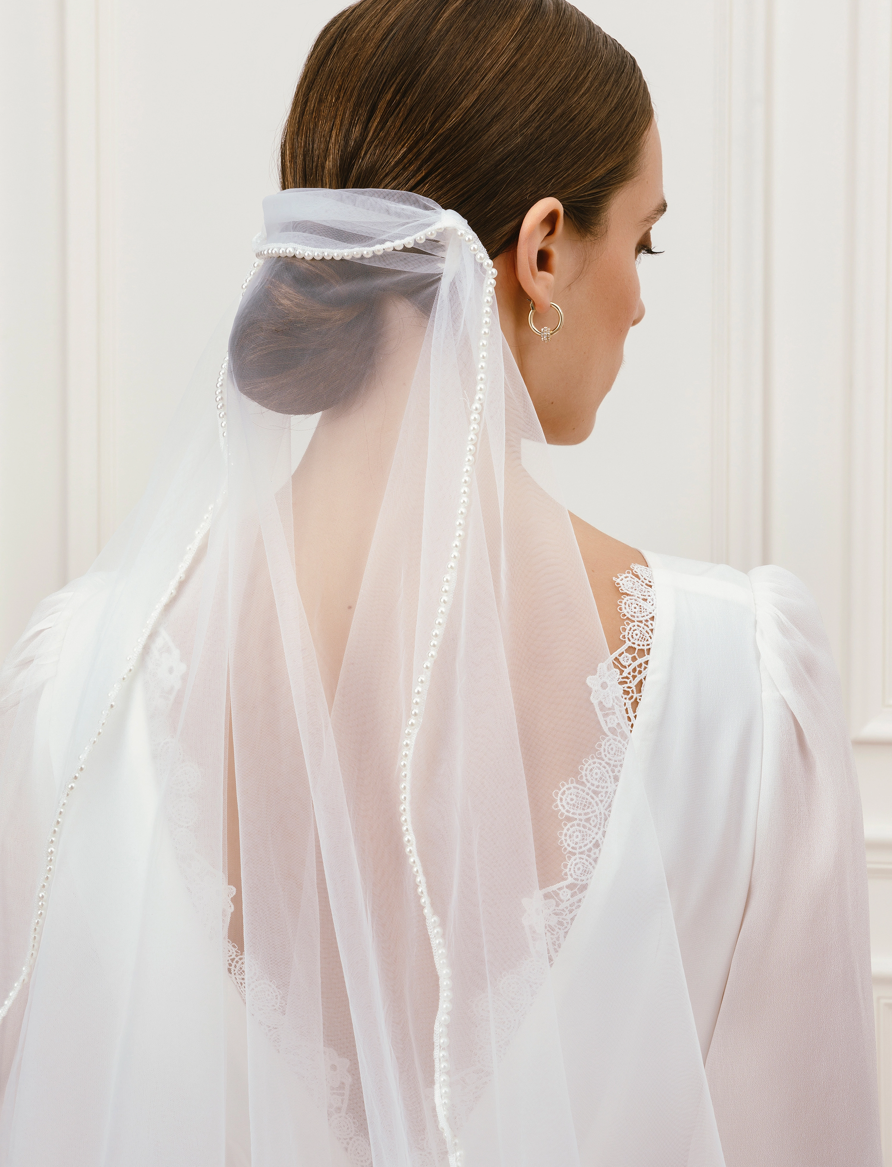 Malina - Bohemian veil - pulmakleidid - white - 4