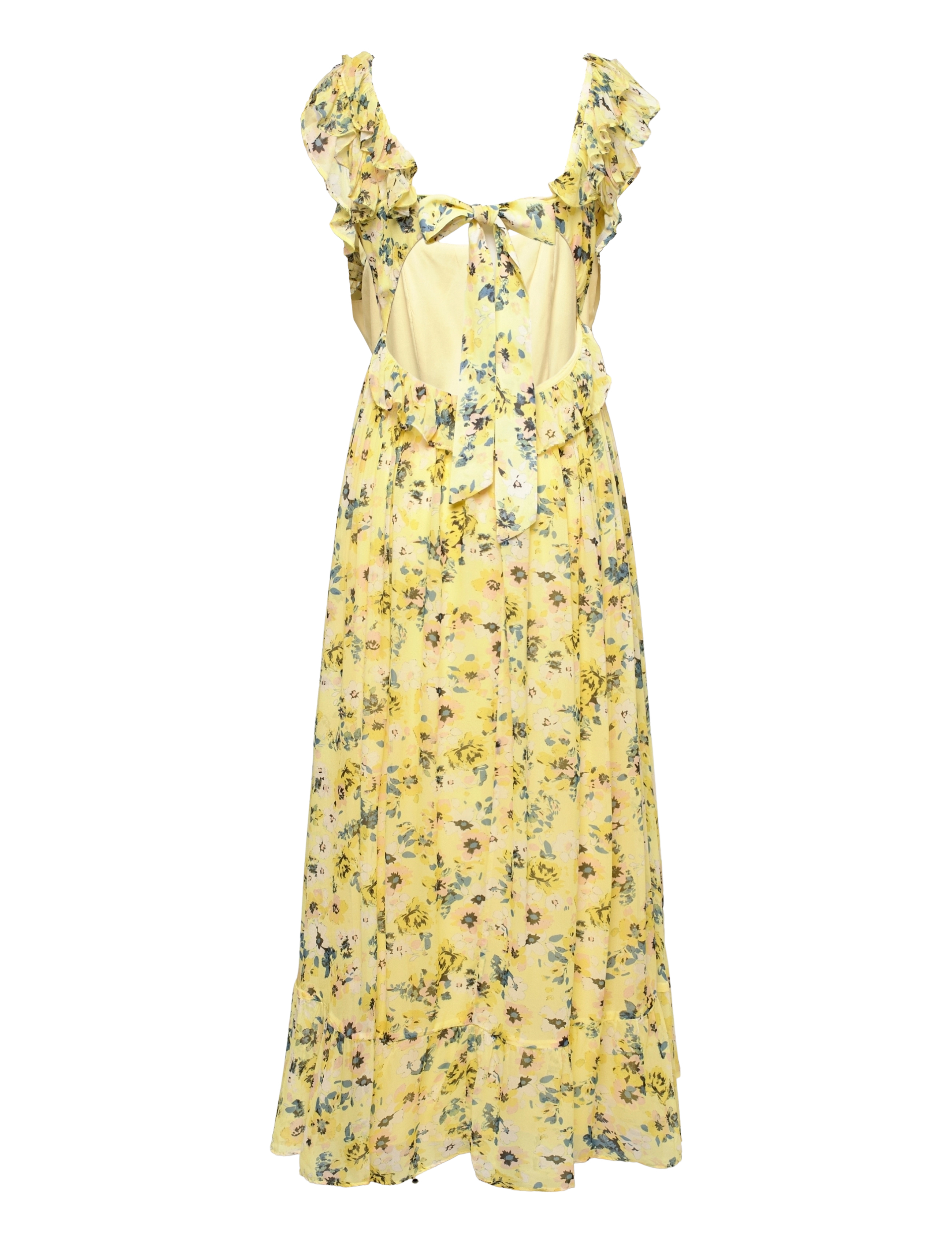 By Malina - Amandine dress - botanica lemon - 2