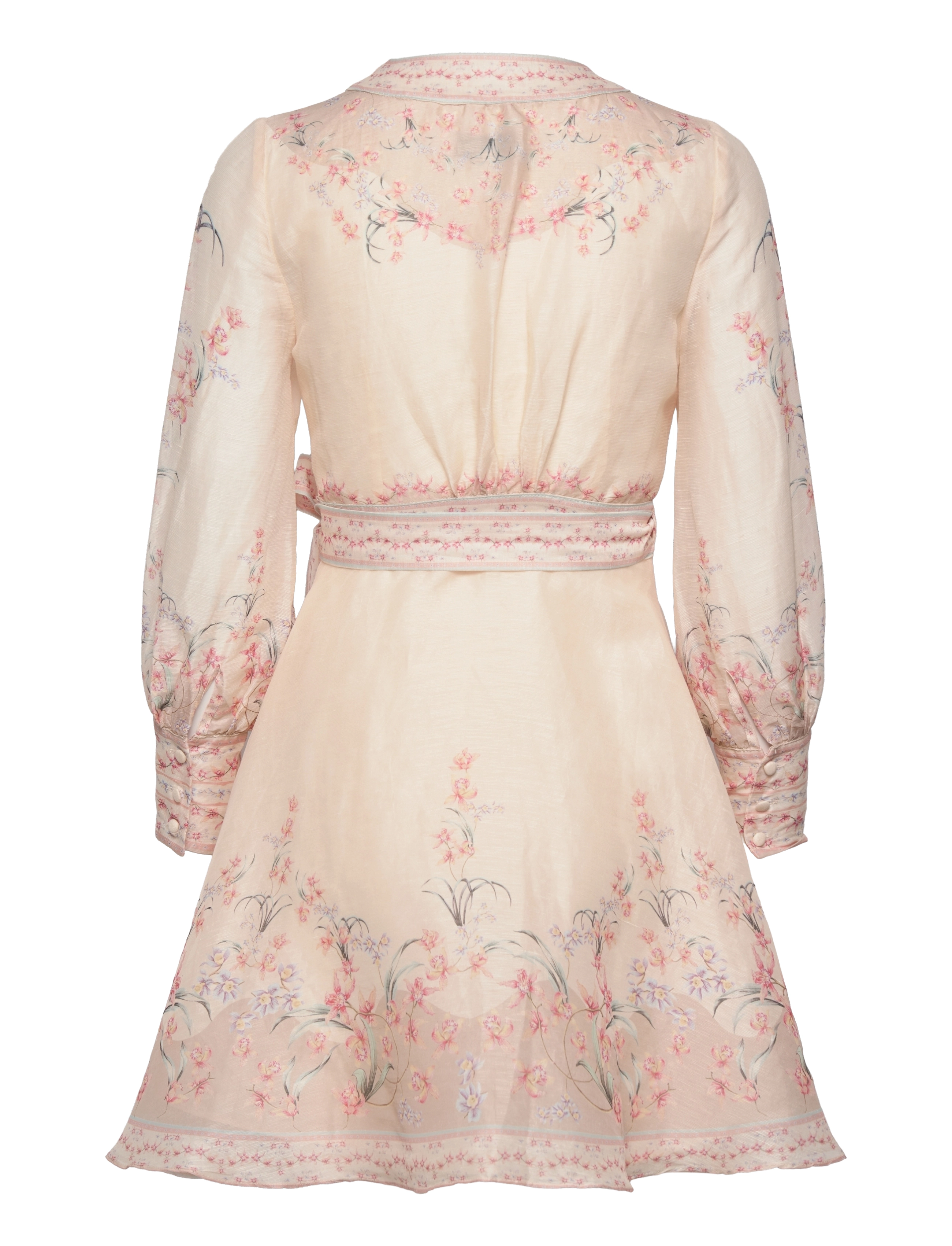 By Malina - Juliette silk dress - romantic orchid cream - 1