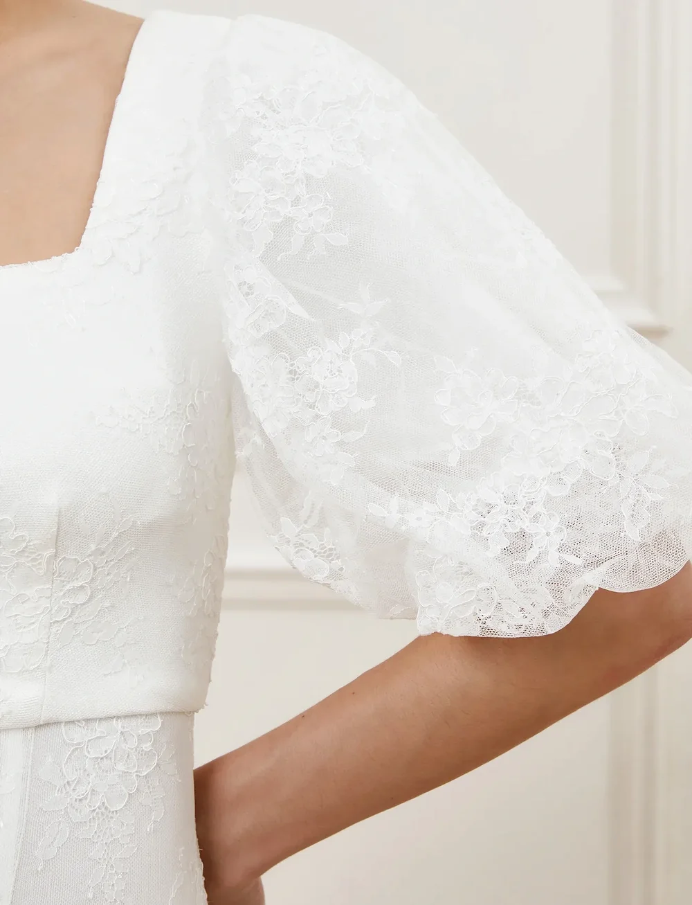 Malina - Lara gown - maxikjoler - ivory - 5