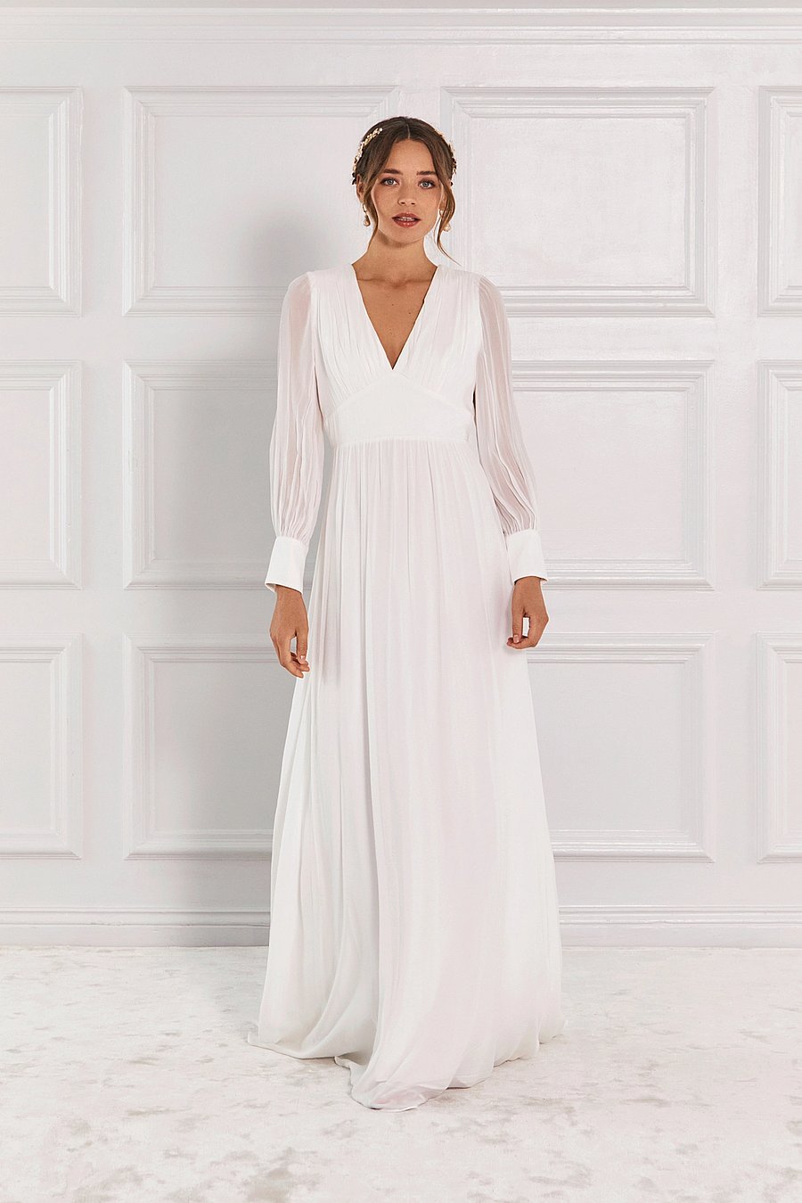 Malina - Luna gown - brudekjoler - ivory - 0