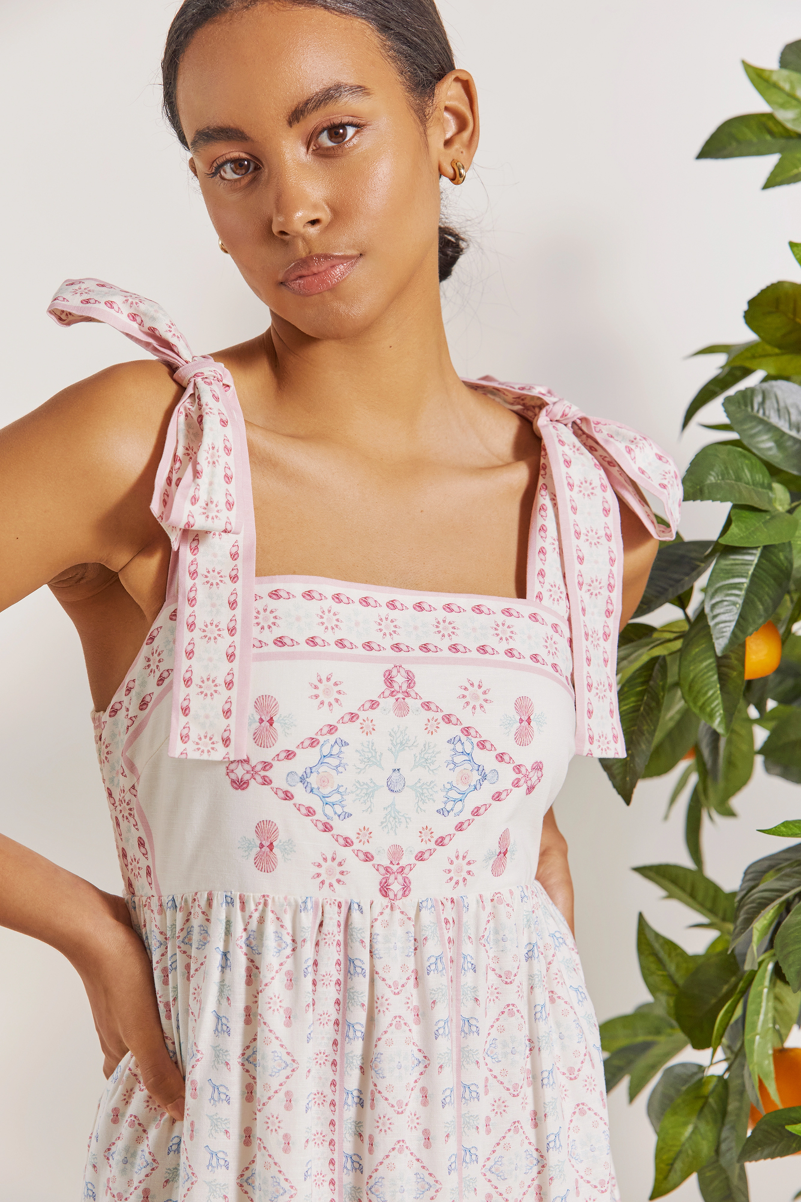By Malina - Grazia dress - capri corals blush - 5