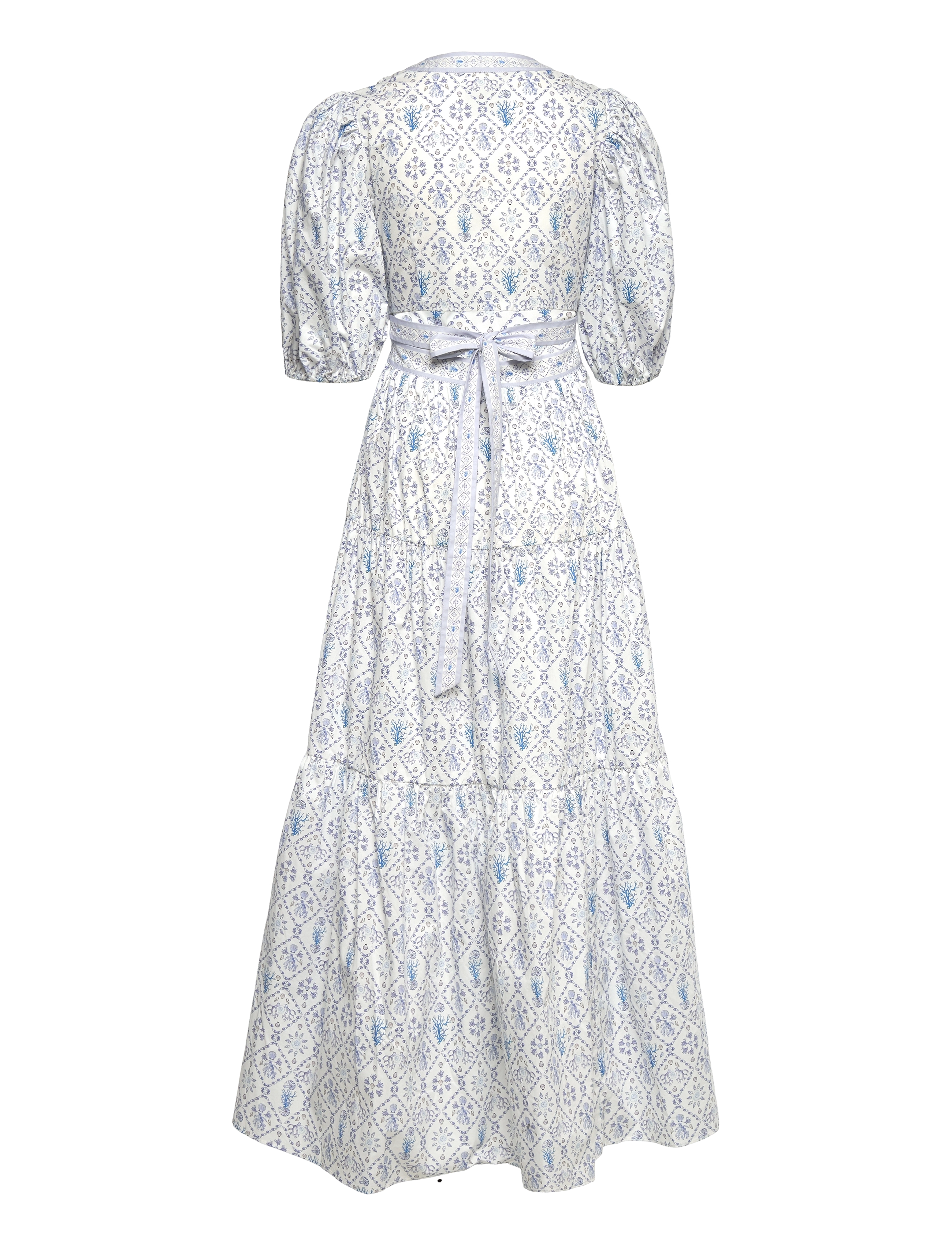 Malina - Sienna dress - capri corals azure - 1
