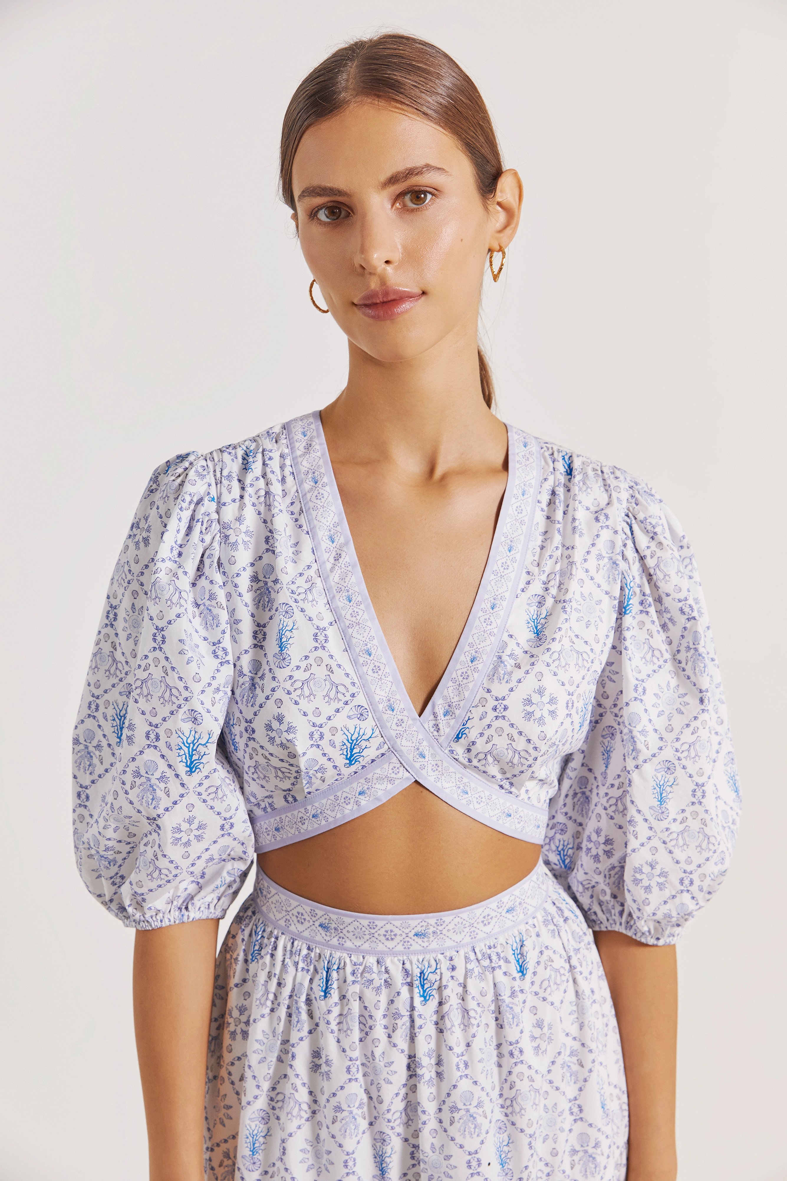 Malina - Sienna dress - capri corals azure - 4