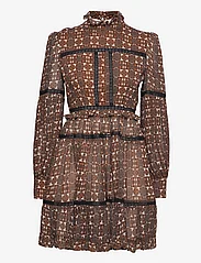 Malina - Francesca dress - odzież imprezowa w cenach outletowych - fall paisley - 0