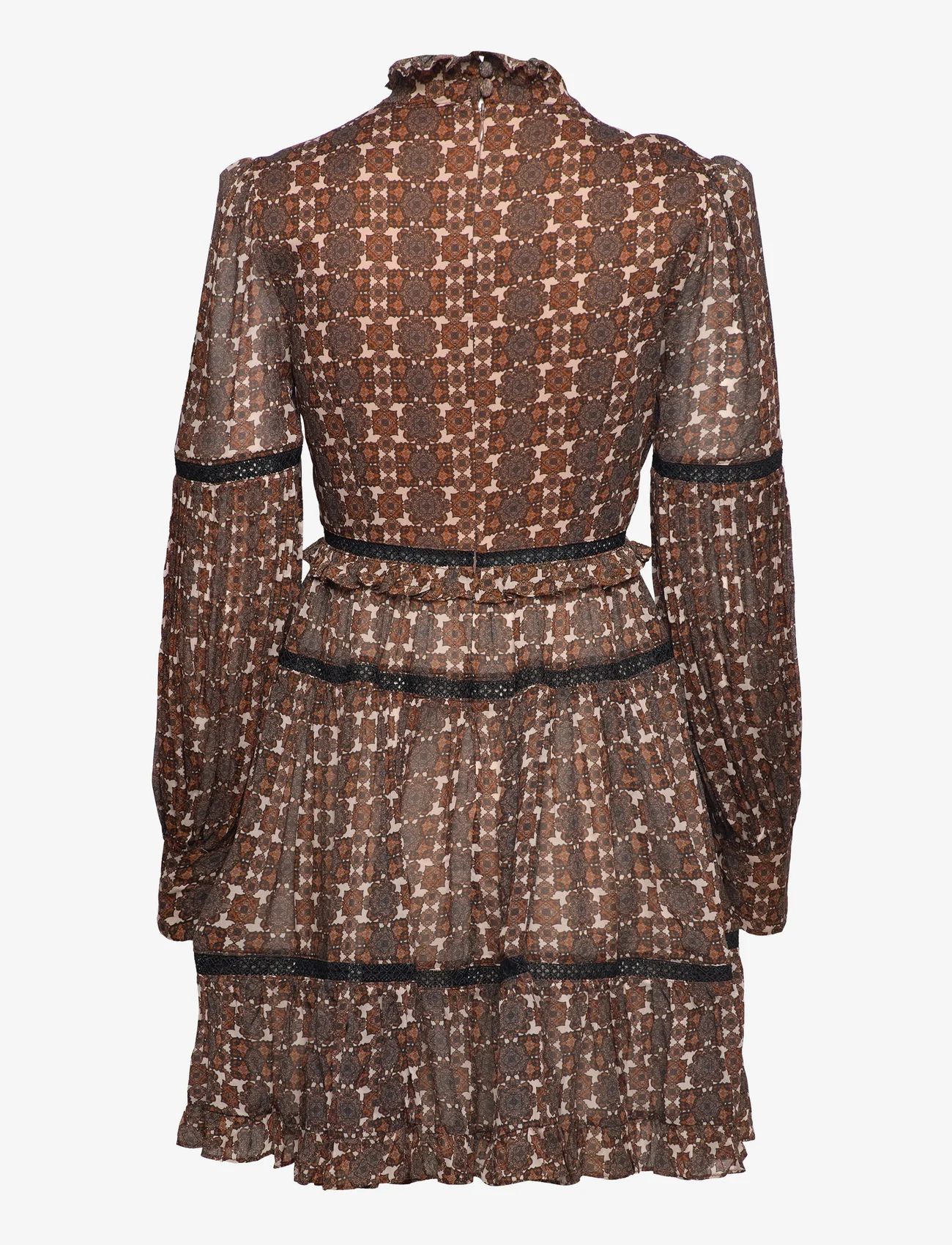Malina - Francesca dress - odzież imprezowa w cenach outletowych - fall paisley - 1