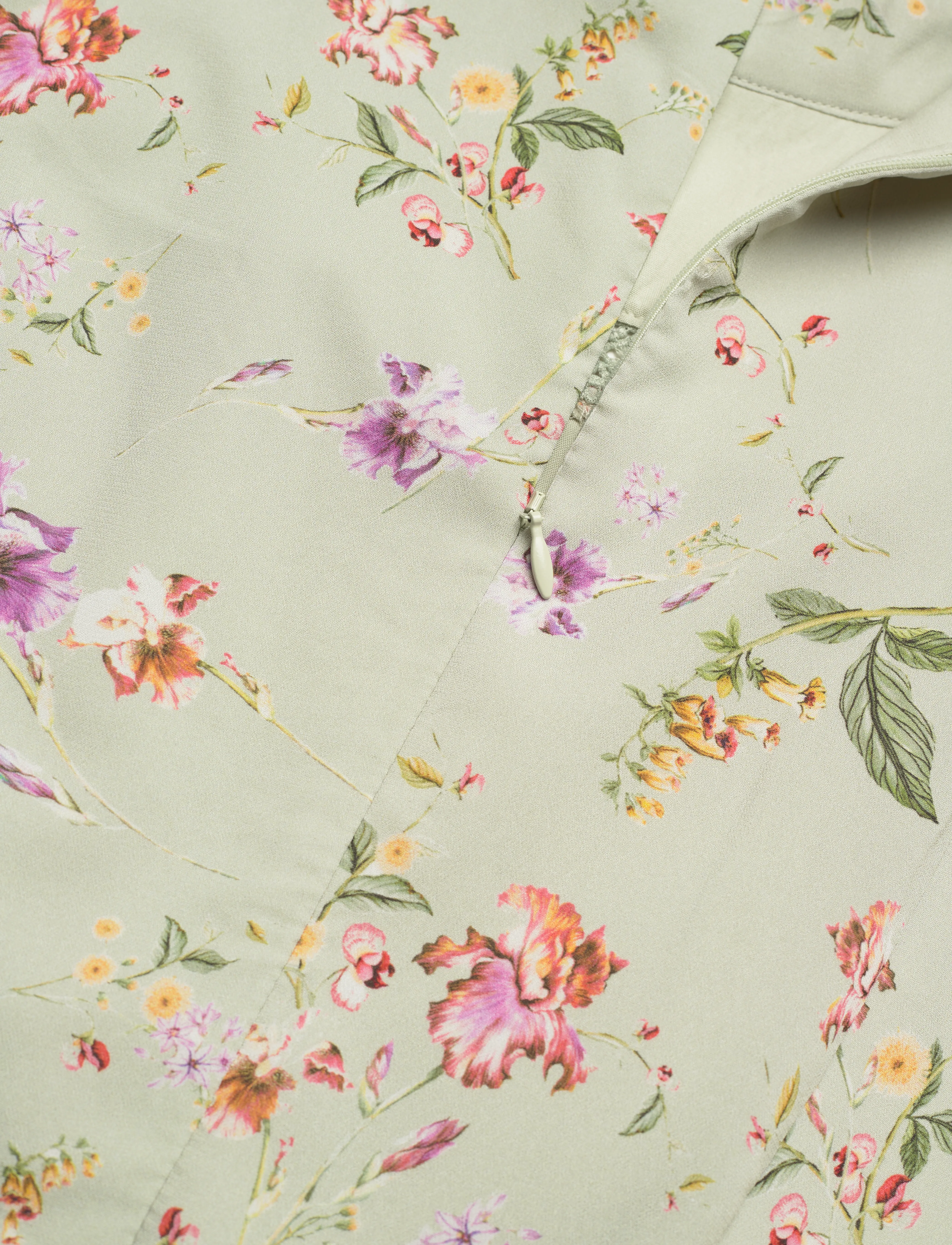 Malina - Francesca dress - soft floral pistachio - 3