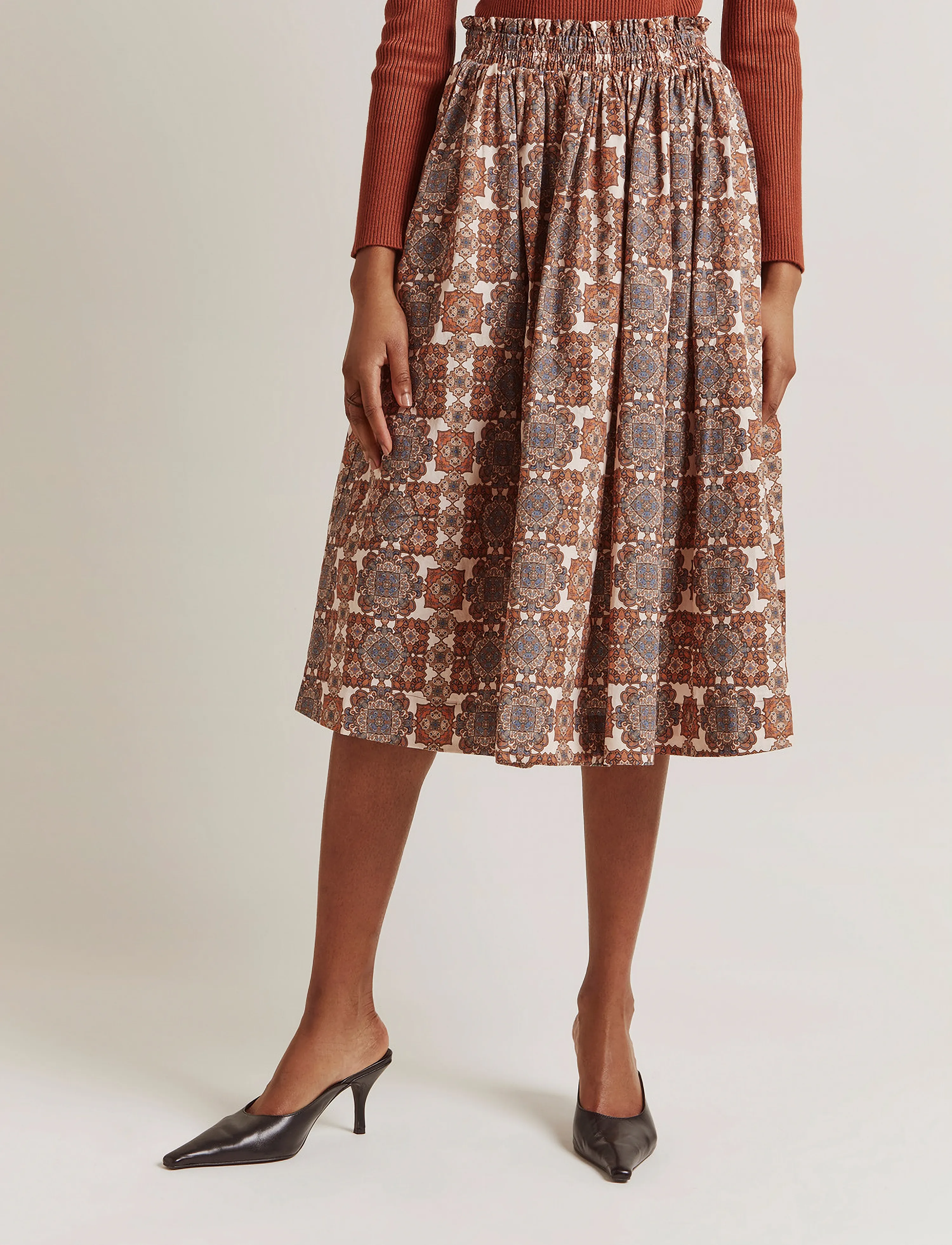 By Malina - Angelica Skirt - fall paisley - 3