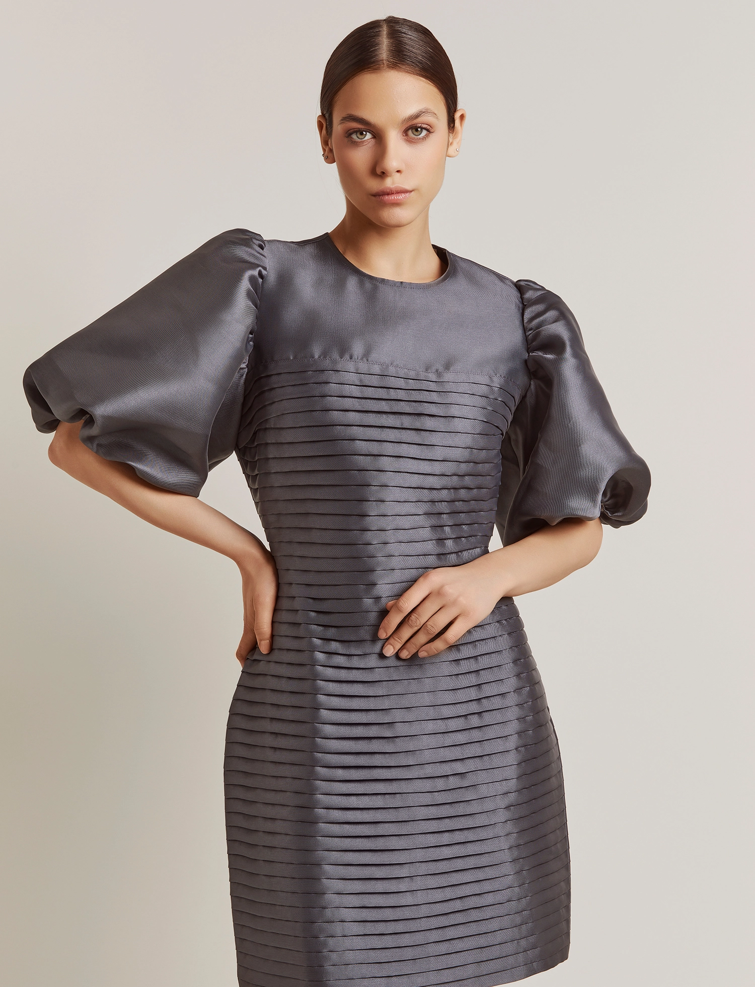 Malina - Cleo Dress - ash - 4