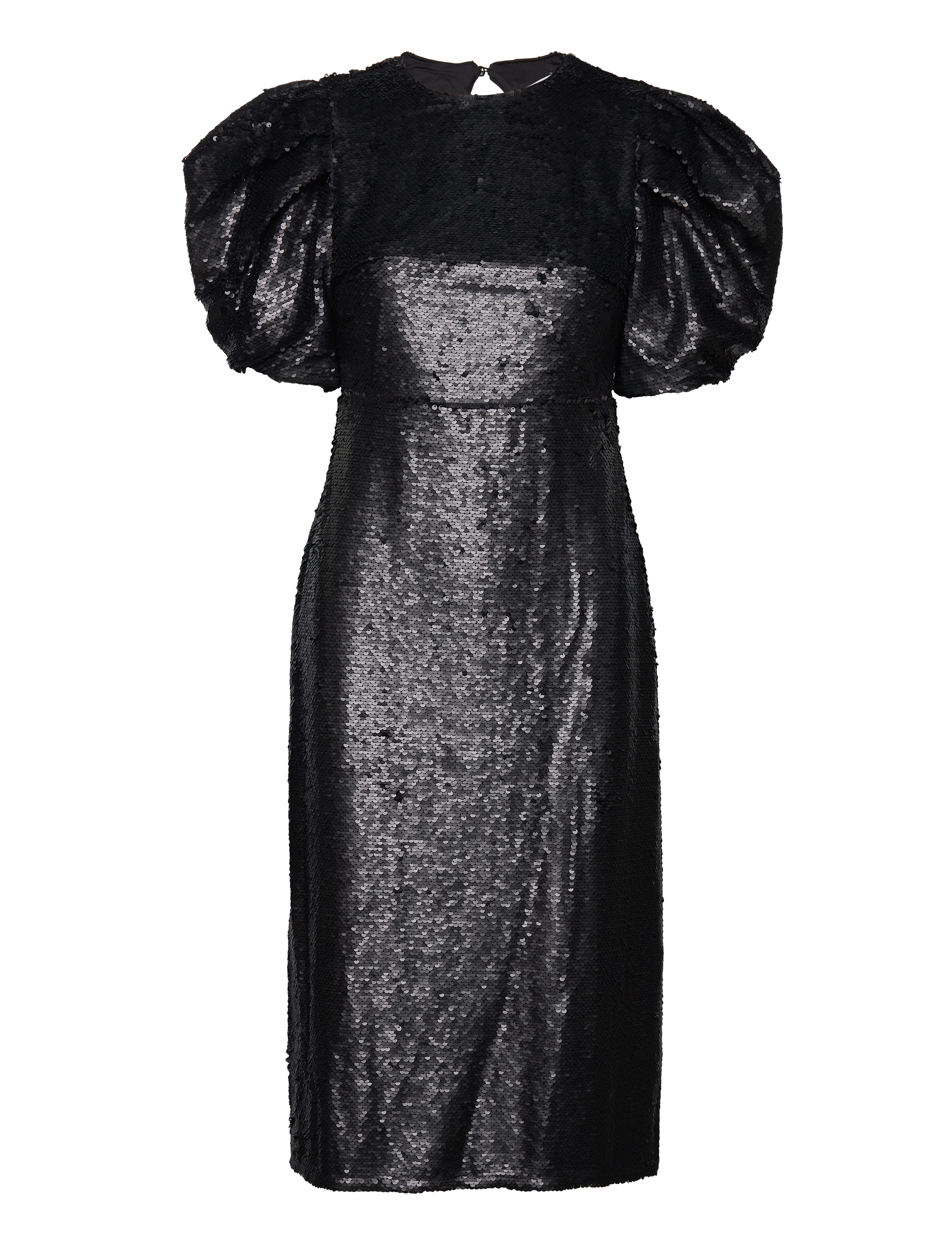 MALINA Blair Pailletten Kleid Schwarz - S - Damen