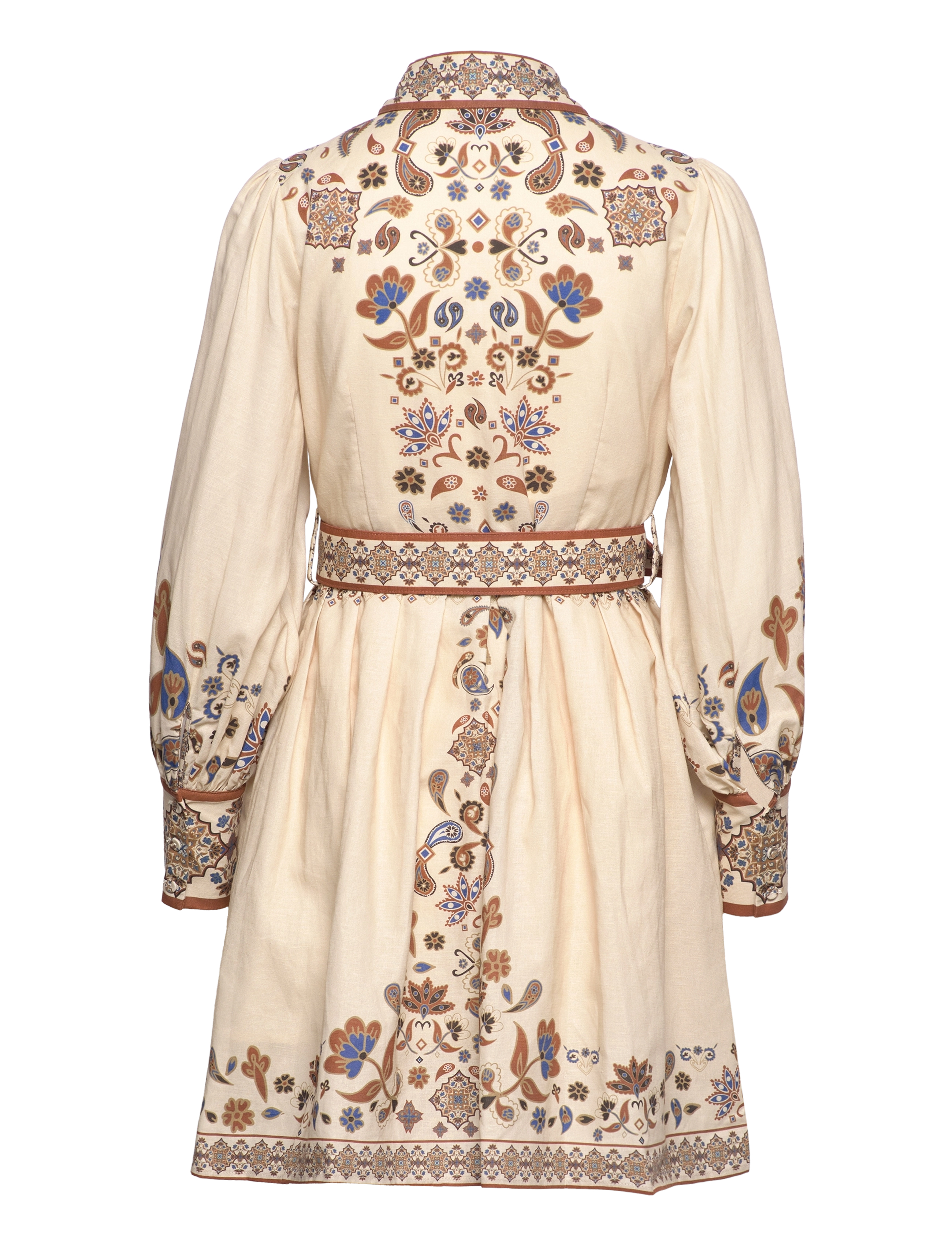 By Malina - Mathilde Dress - fall paisley marble - 1