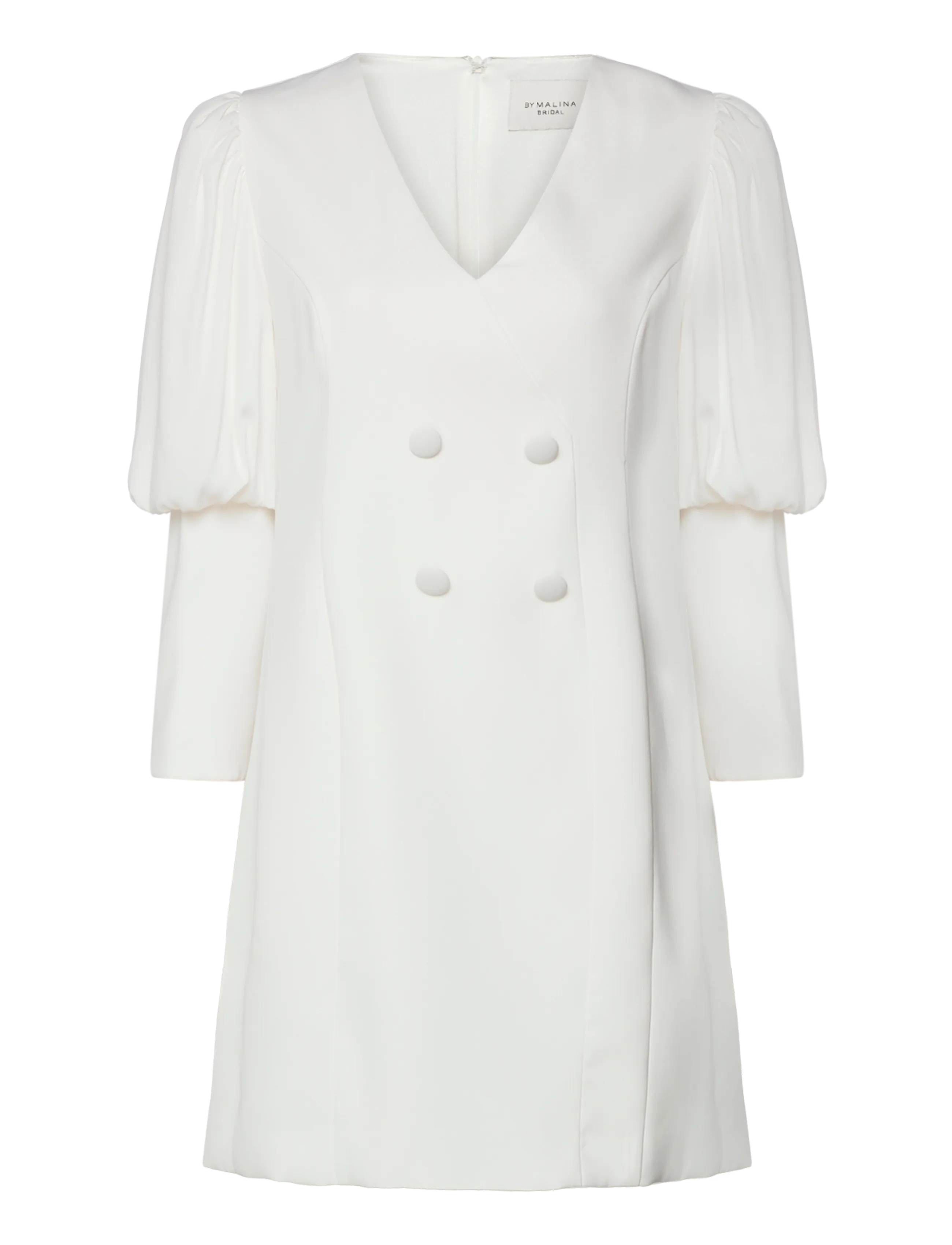 MALINA Bonnie Blazer Mini Kleid Cream - XXL - Damen