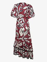Malina - Angelina asymmetrical belted maxi dress - maxi dresses - pencil floral - 1