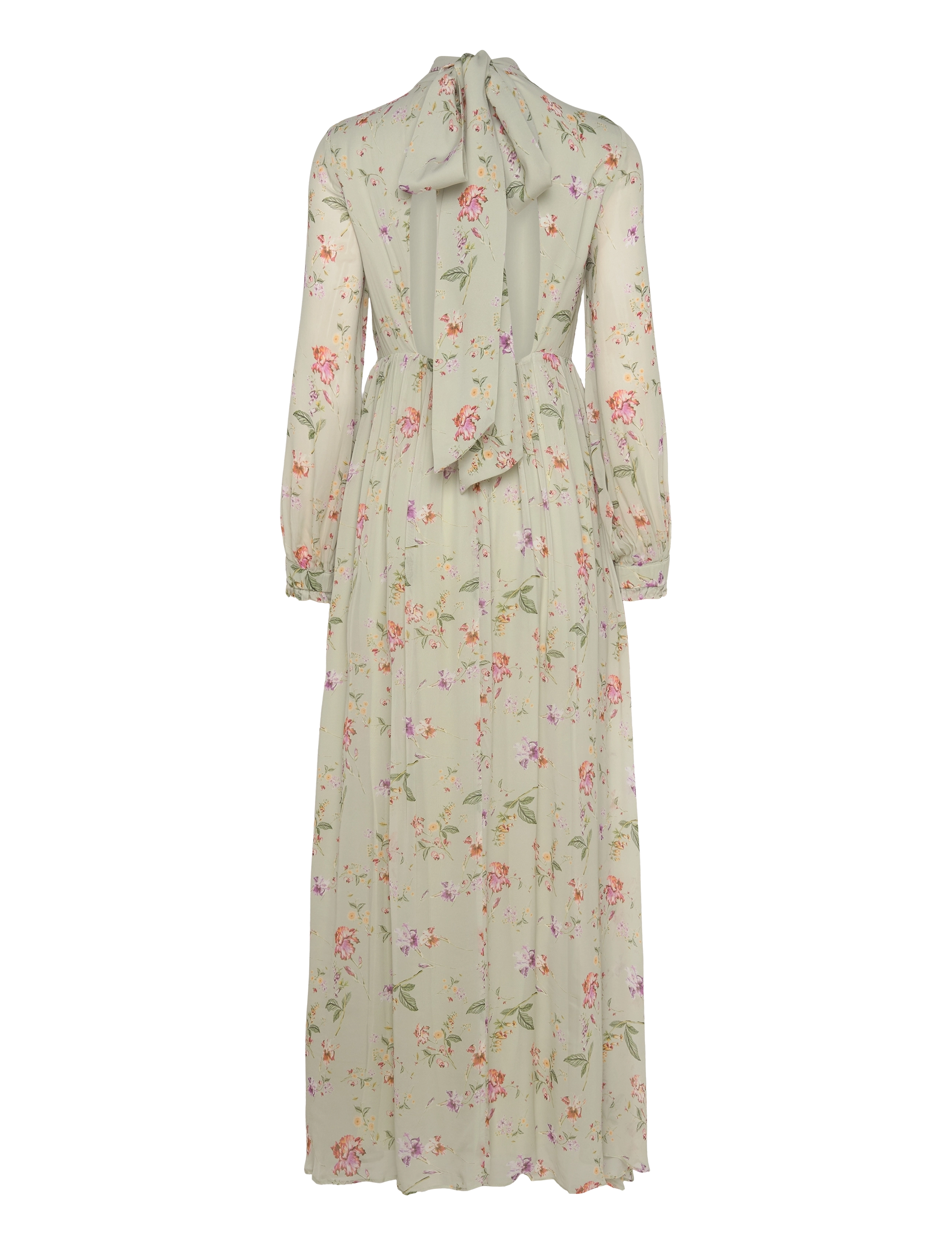Malina - Larissa Dress - soft floral pistachio - 1