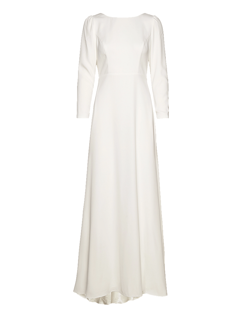 Malina - Elize open back bridal gown - maxi dresses - ivory - 1