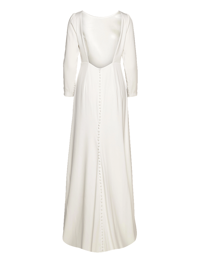 Malina - Elize open back bridal gown - maxi dresses - ivory - 2