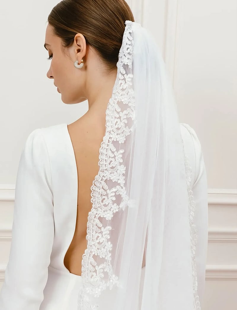 Malina - Elize open back bridal gown - maxi dresses - ivory - 4