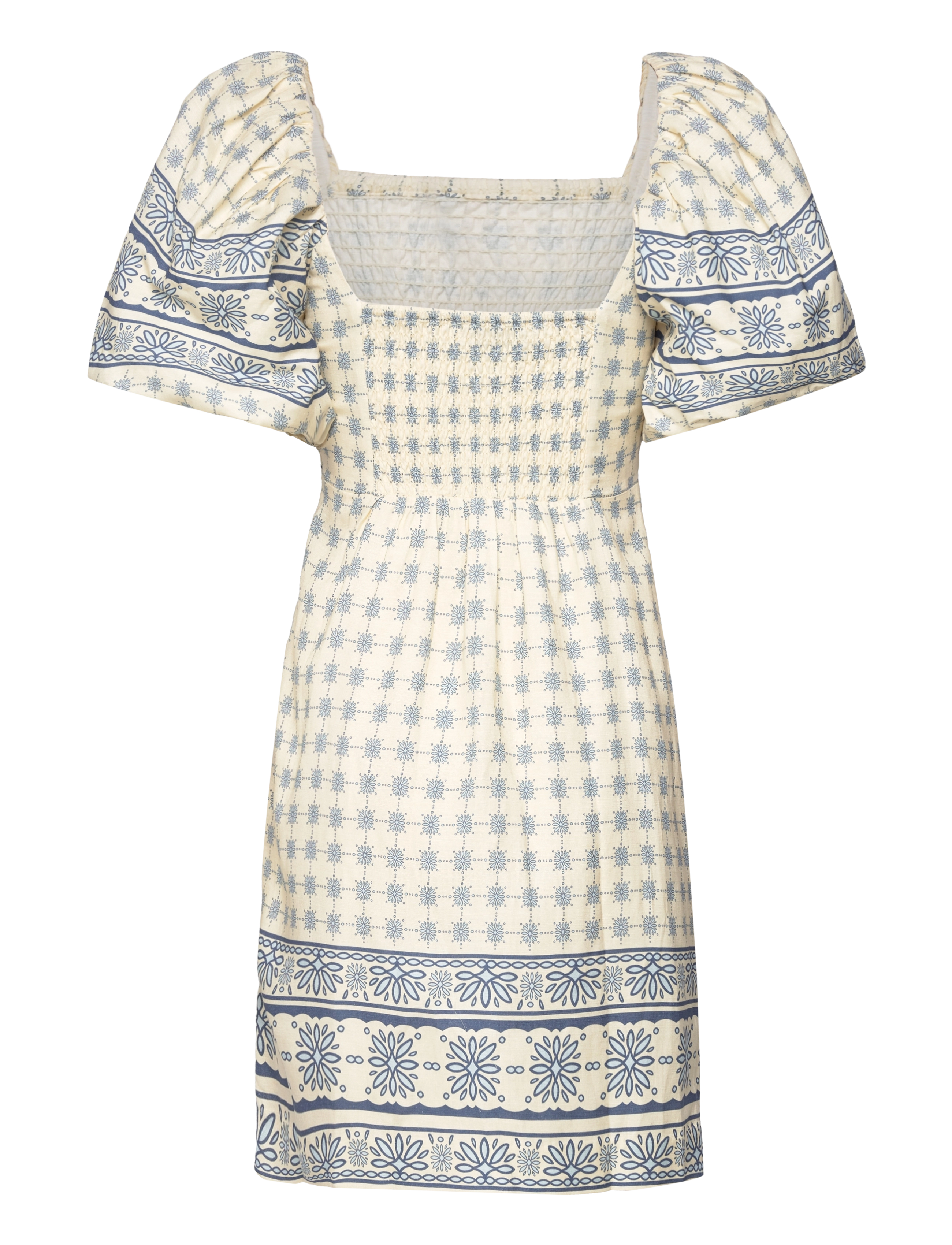 Malina - June Dress - french ditsy blue - 2