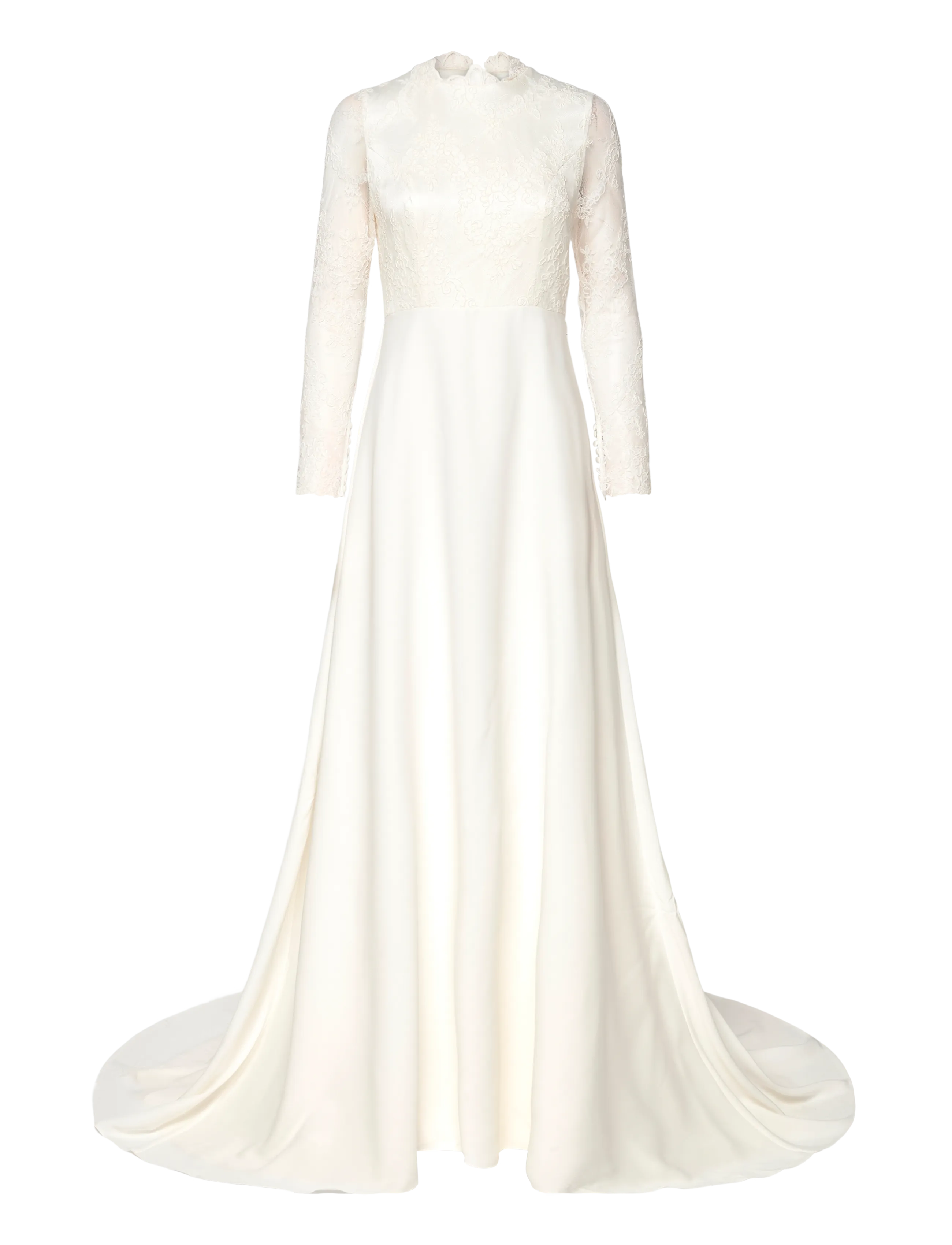MALINA Mira Langärmelig Bridal Gown Cream - XL - Damen
