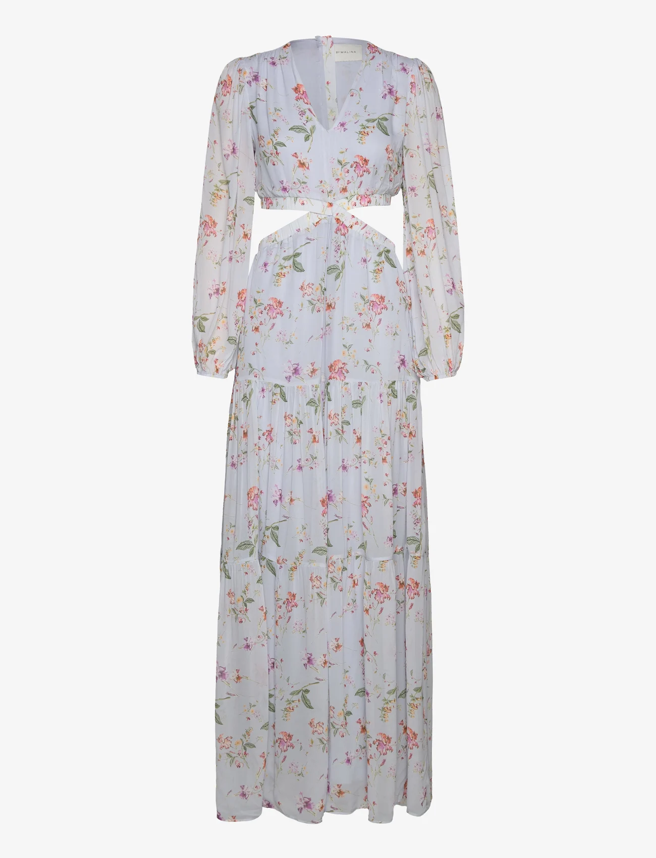 Malina - Hollie Dress - festkläder till outletpriser - soft floral sky blue - 0