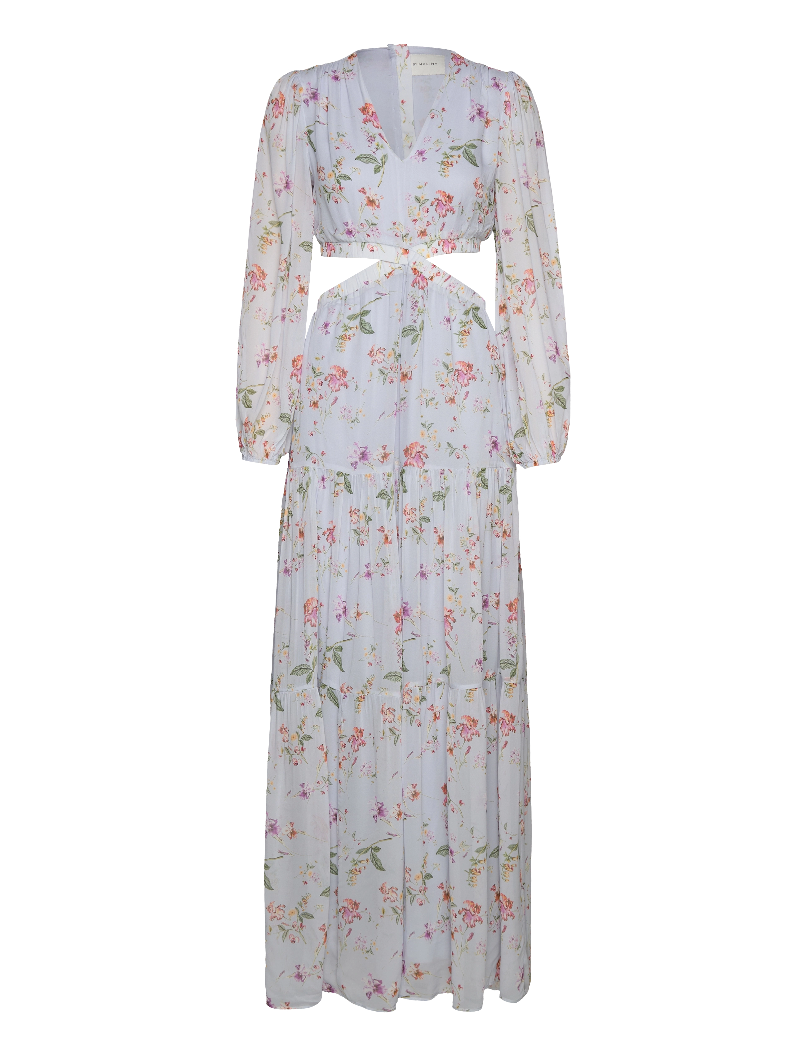 Malina - Hollie Dress - soft floral sky blue - 1