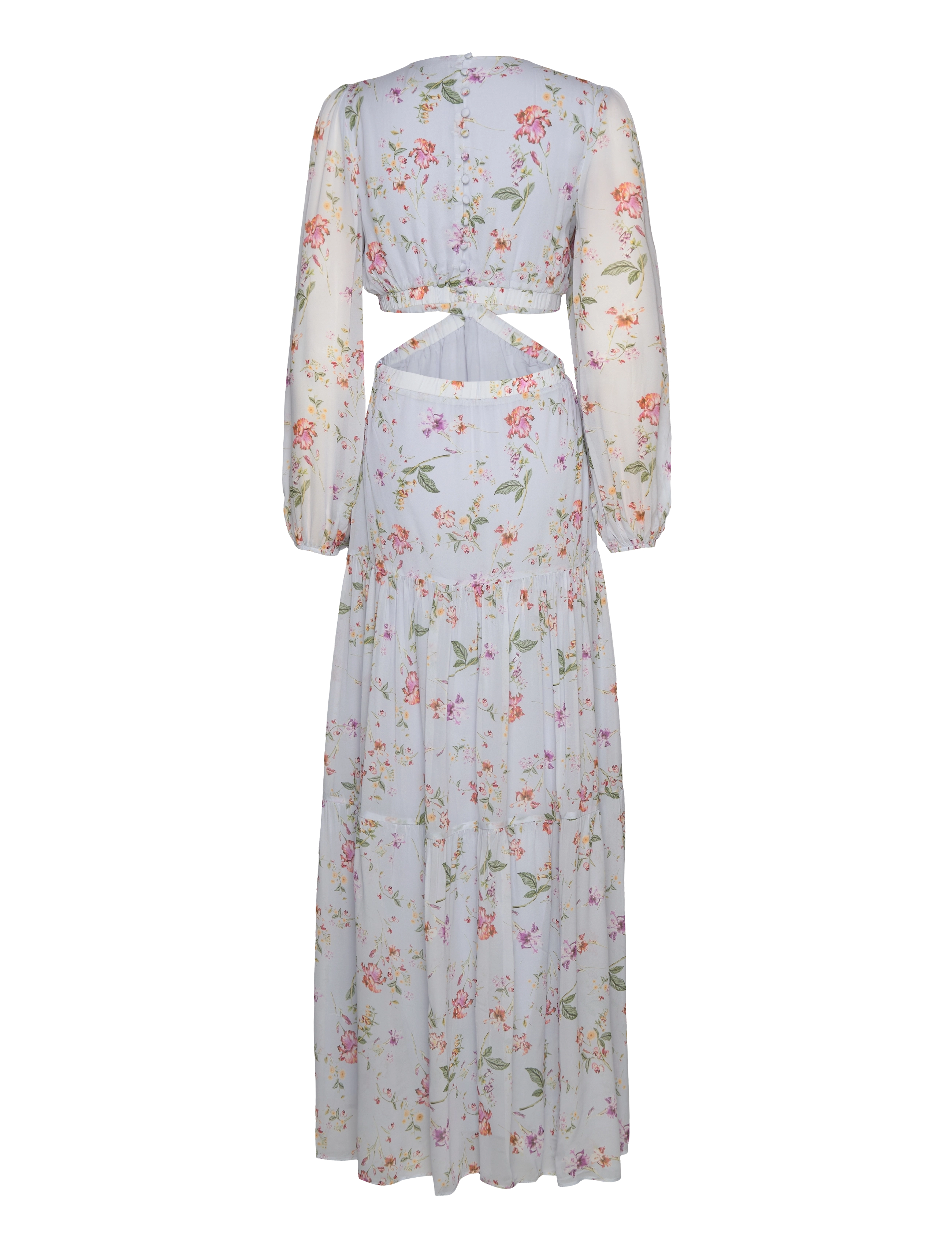 Malina - Hollie Dress - soft floral sky blue - 2