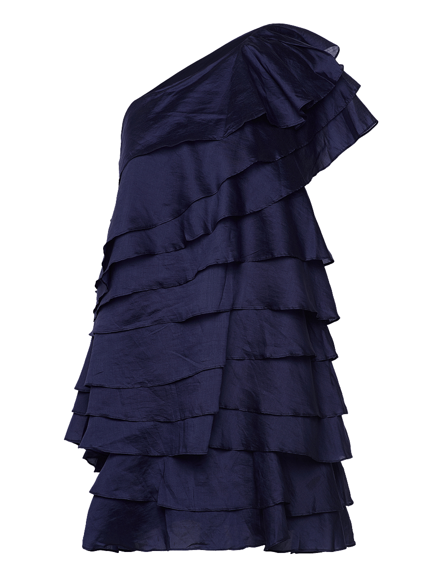 Malina - Amie one-shoulder mini dress - indigo - 1