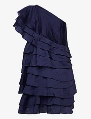 Malina - Amie one-shoulder mini dress - festtøj til outletpriser - indigo - 3