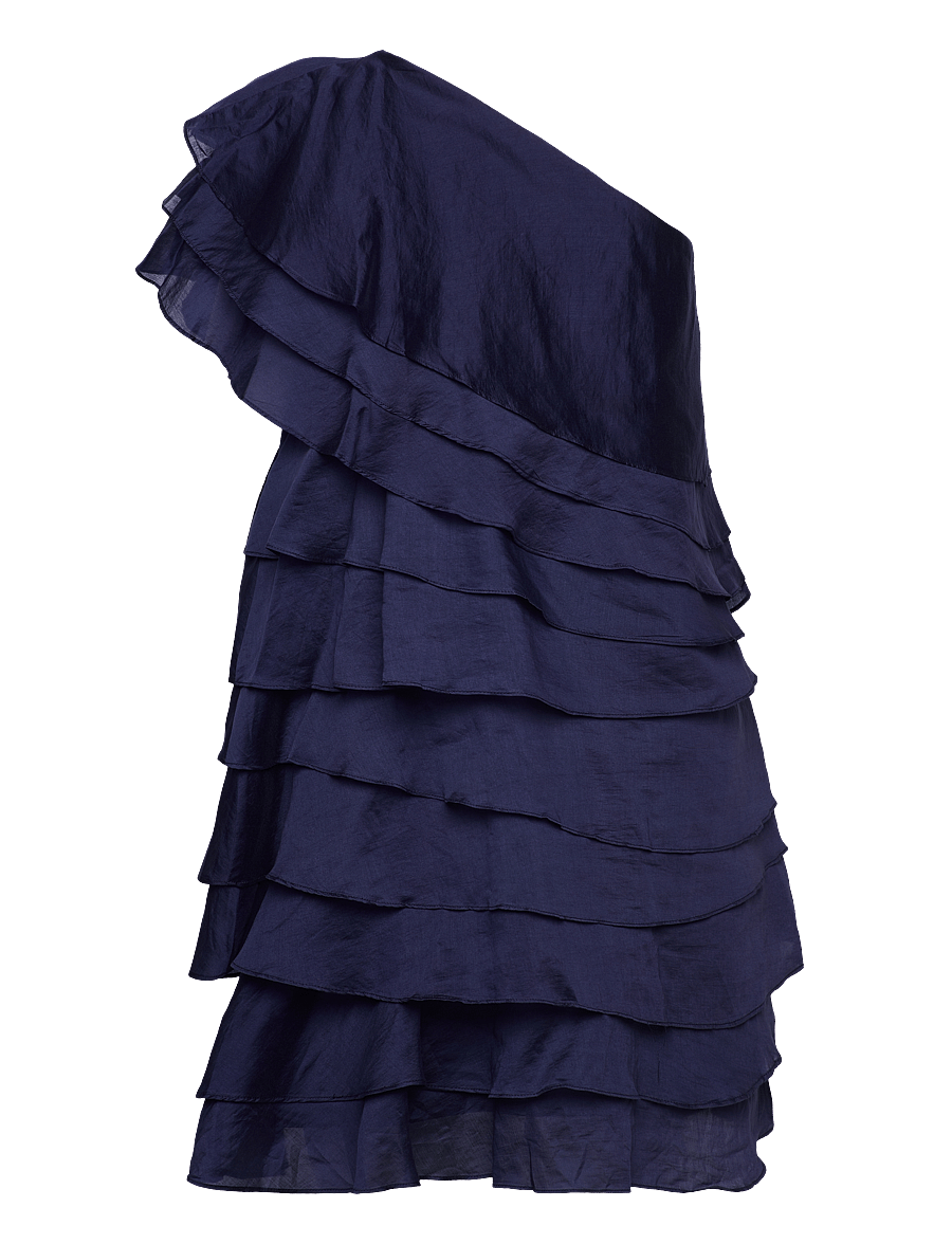 Malina - Amie one-shoulder mini dress - indigo - 2