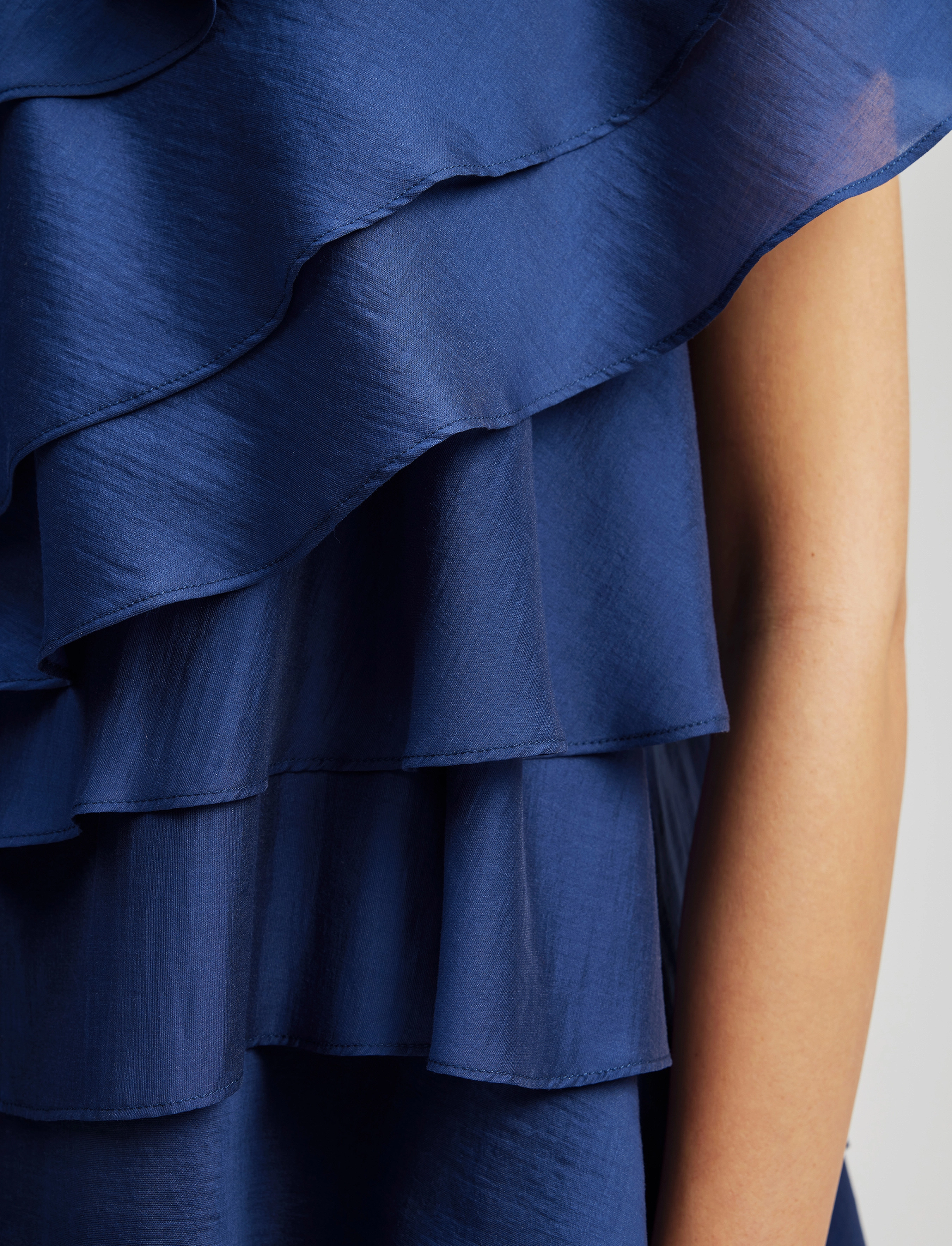 Malina - Amie one-shoulder mini dress - indigo - 5